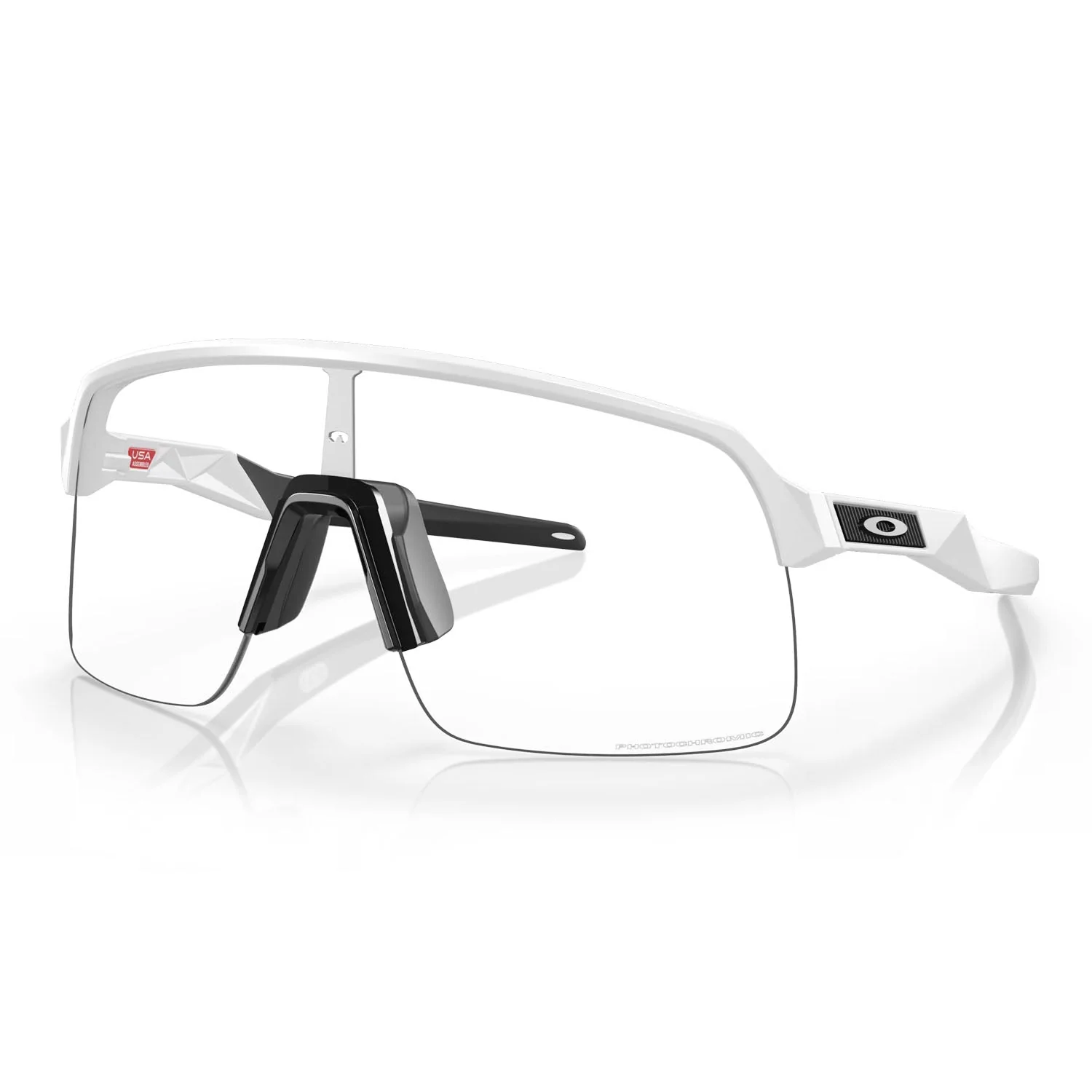 Oakley Sutro Lite Sunglasses Matte White/Clear Photochromic