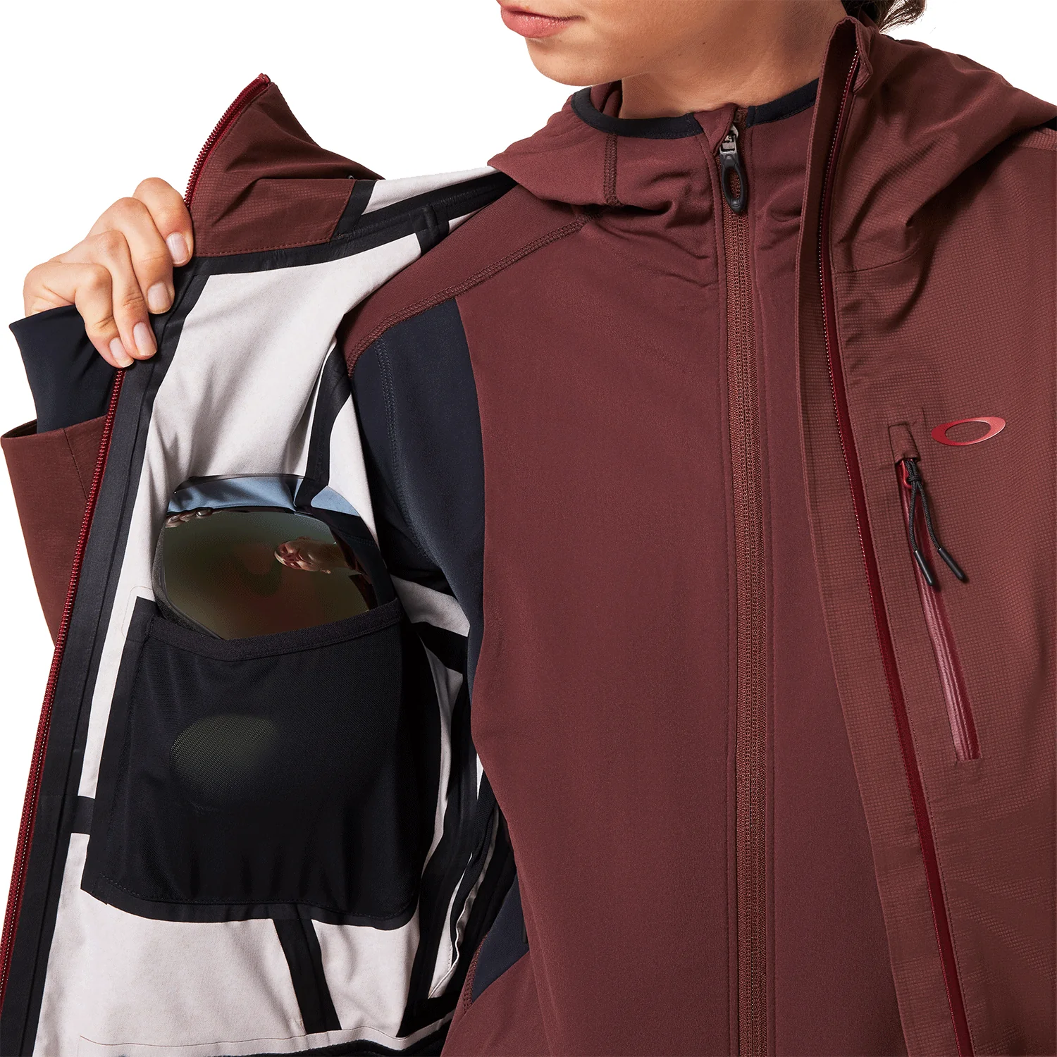 Oakley Women's Outpost RC Shell Jacket 2025 Grenache - Image 3