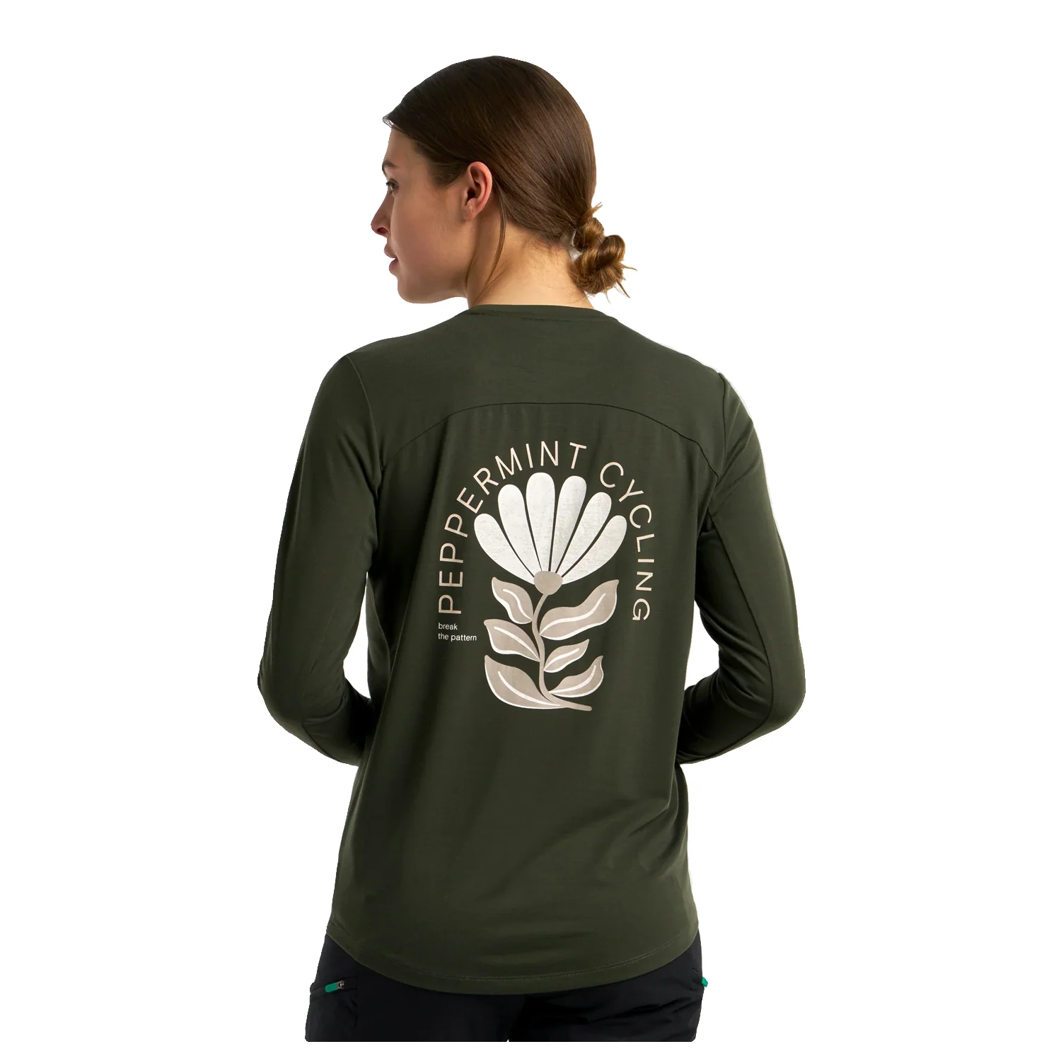 Peppermint Women's Peak Long Sleeve Jersey Spruce