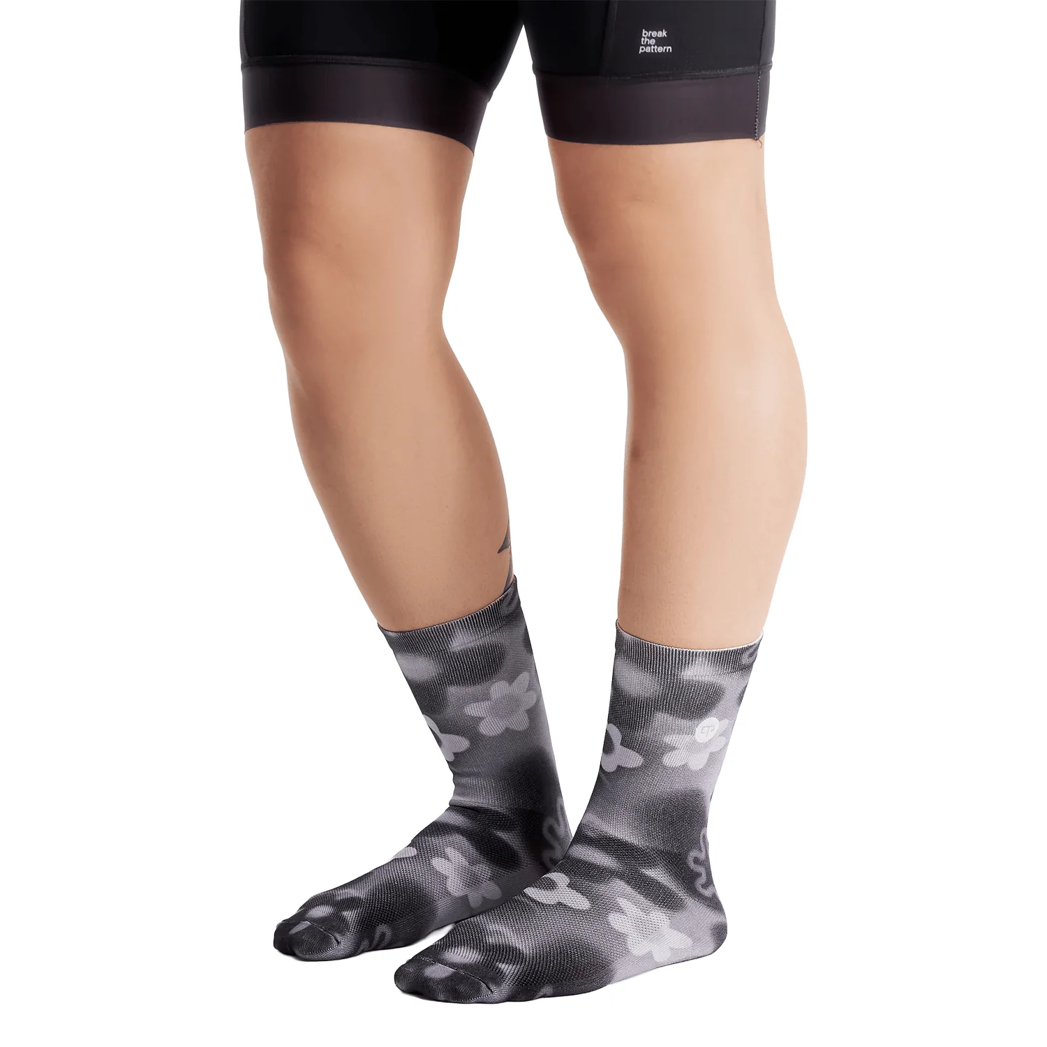 Peppermint Women's Signature Sock Print Blitz Cloudy