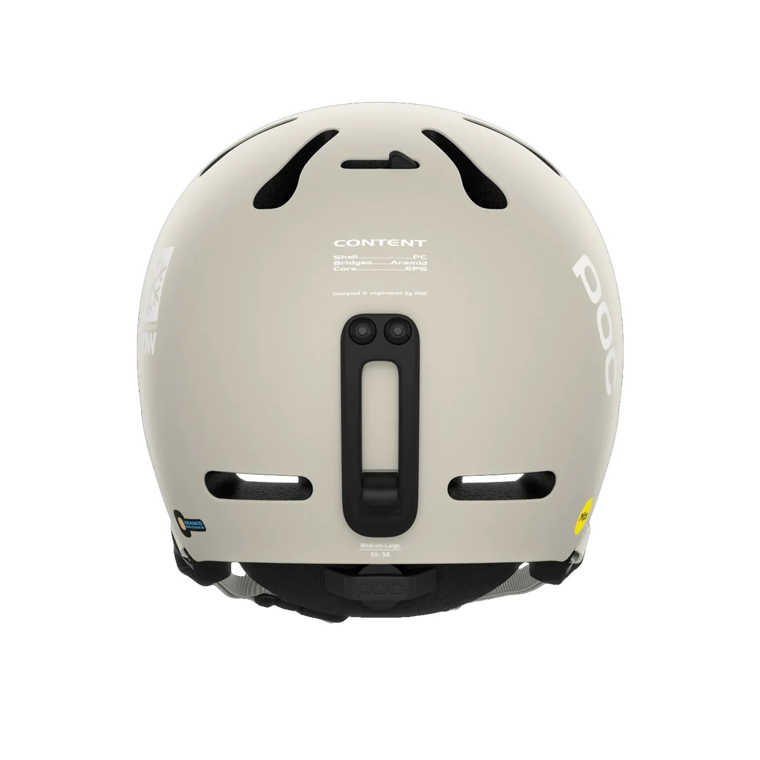POC Fornix MIPS POW JJ Helmet Mineral Grey Matt - Image 4