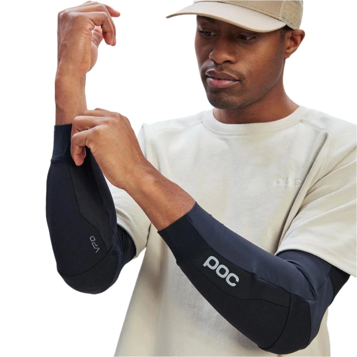 POC Oseus VPD Elbow Guard Uranium Black - Image 2