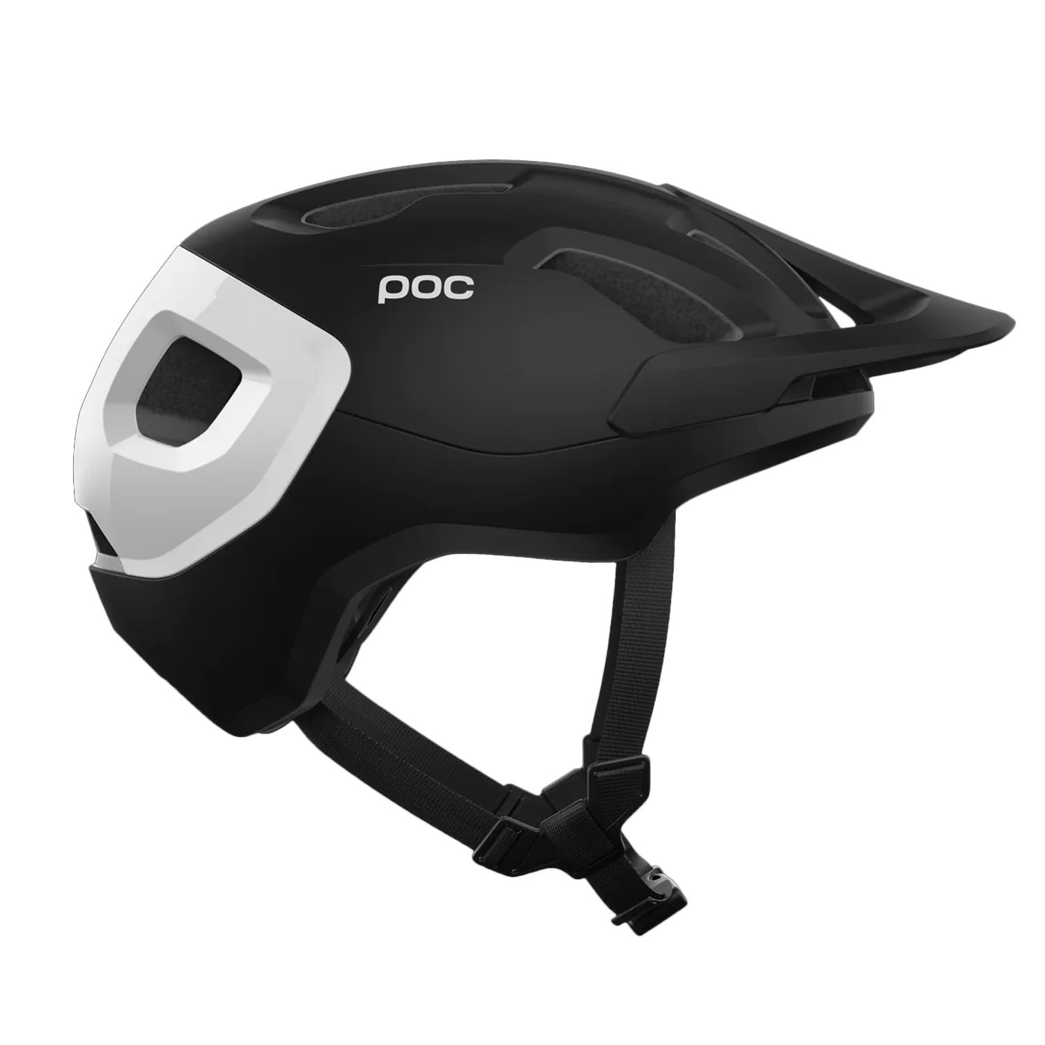 POC Axion Race MIPS Helmet Uranium Black Matt/Hydrogen White - Image 4