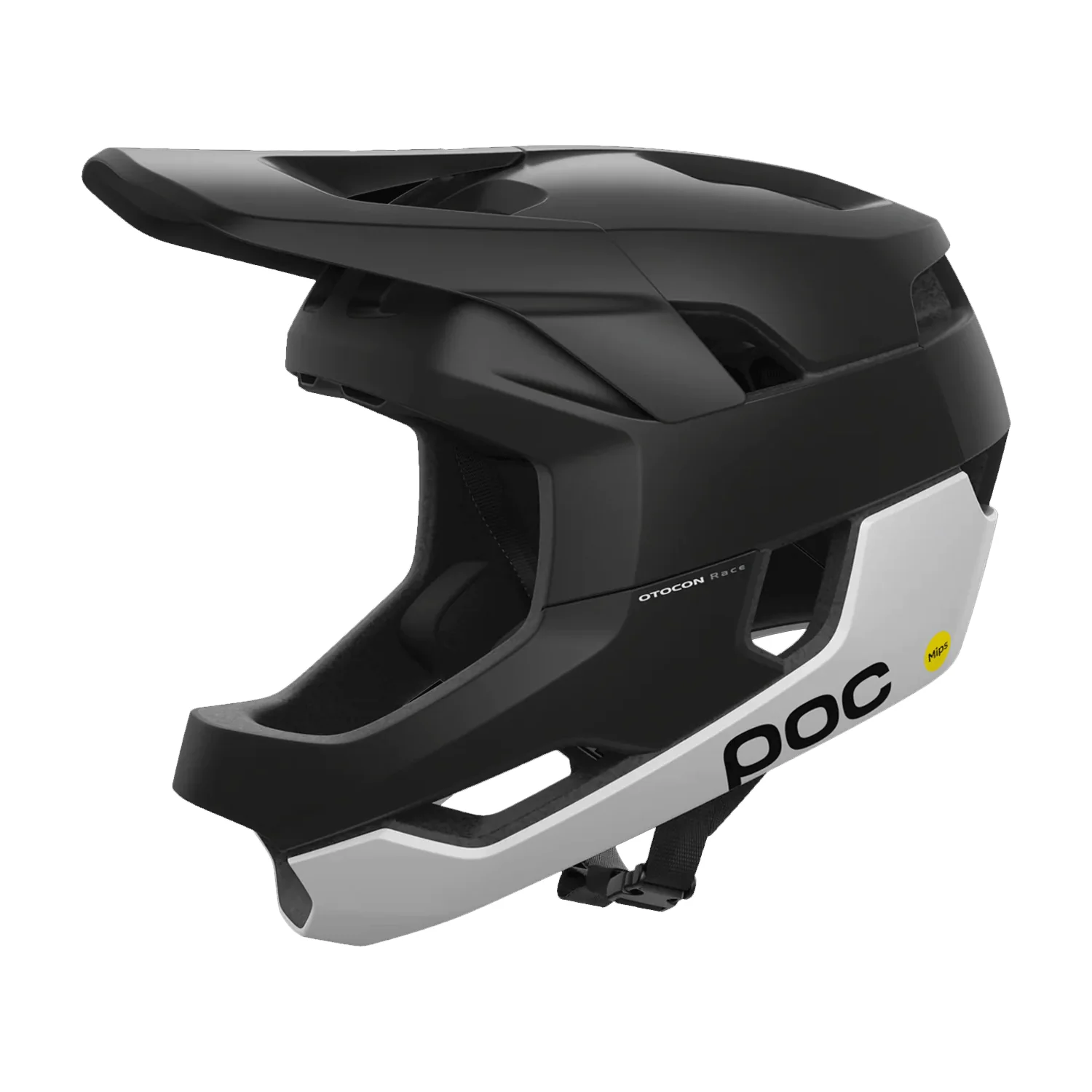 POC Unisex Otocon Race MIPS Helmet Uranium Black/Hydrogen White Matt
