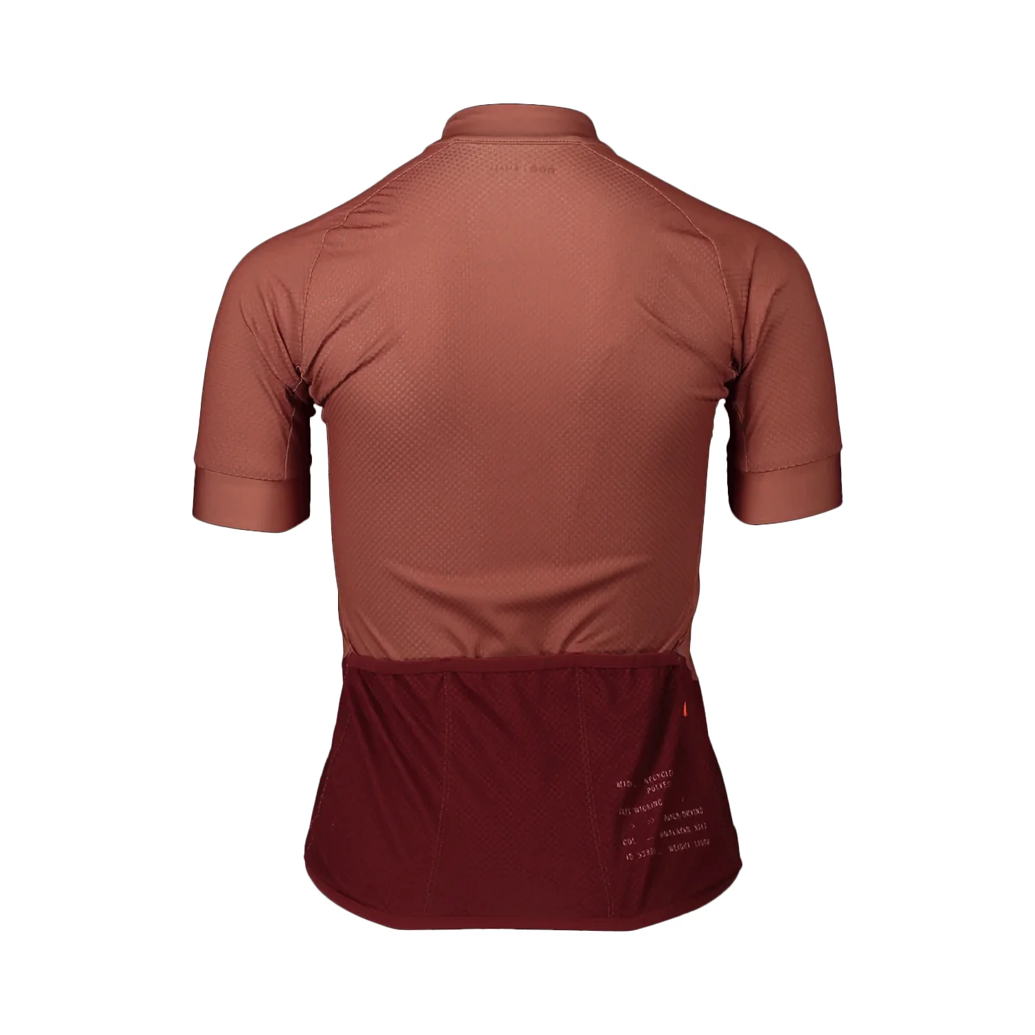 POC Women's Essential Road Logo Jersey Himalayan Salt/Garnet Red - Image 2