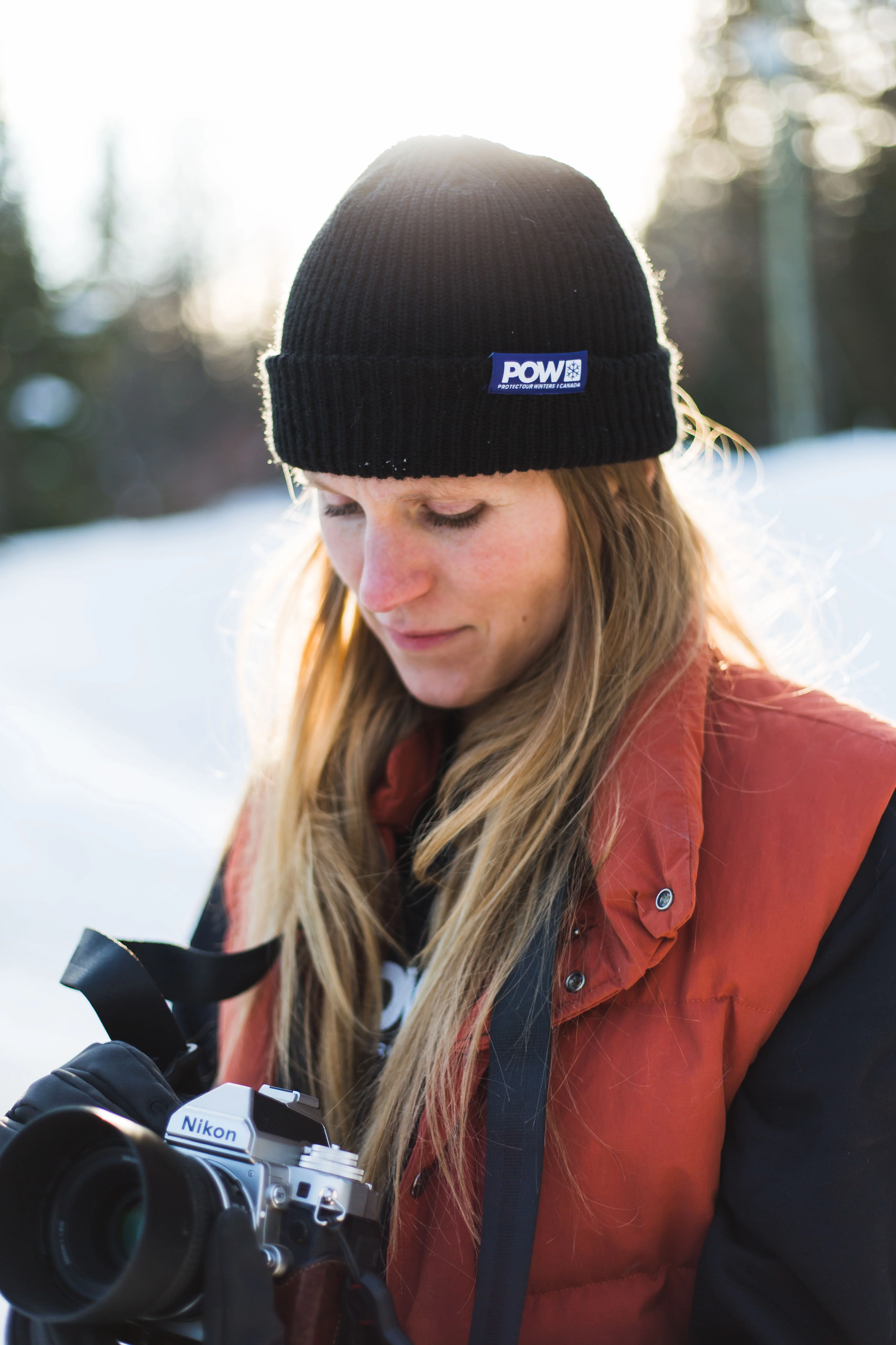 POW Canada Logo Beanie Black - Image 12