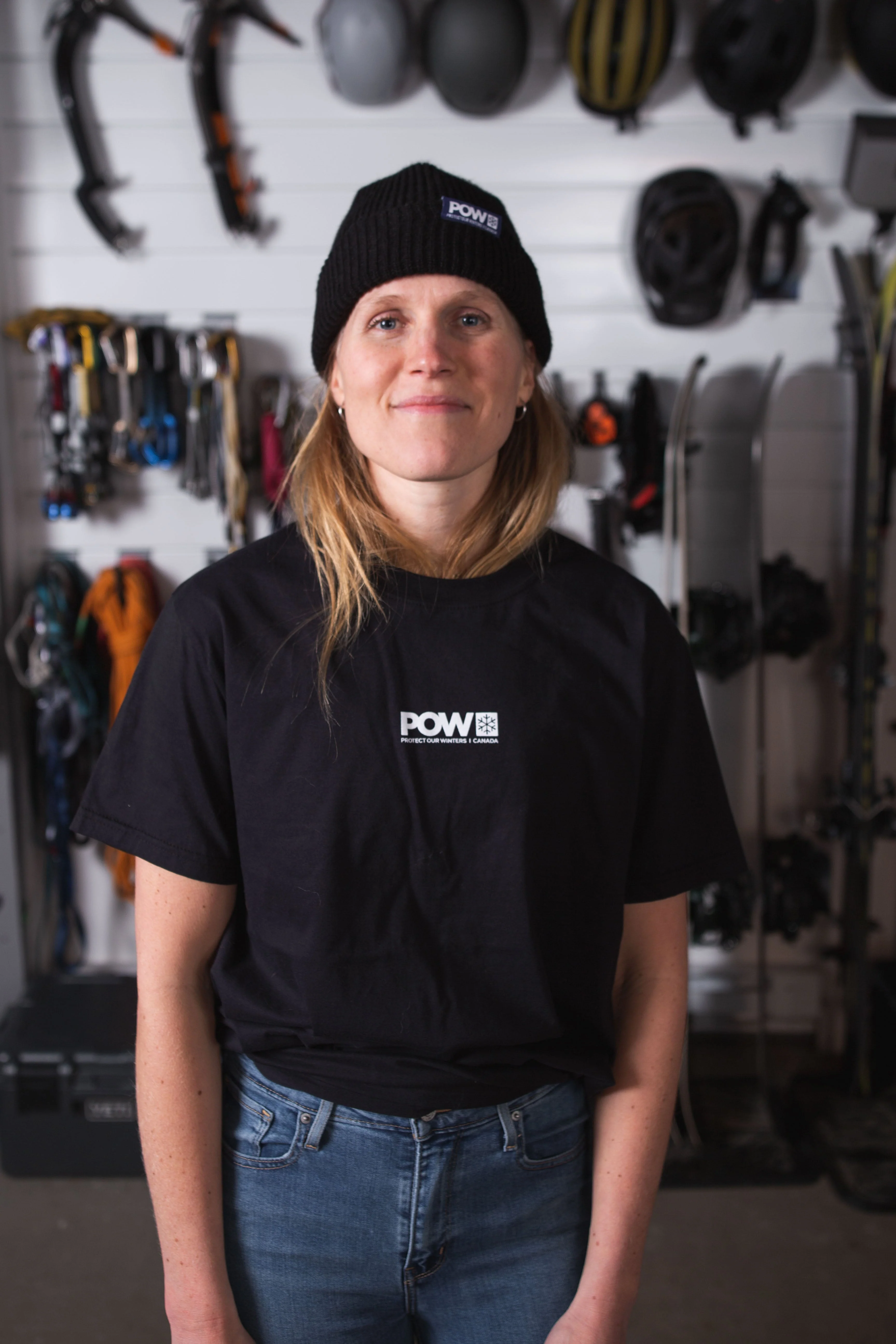 POW Canada Logo T-Shirt Black - Image 4