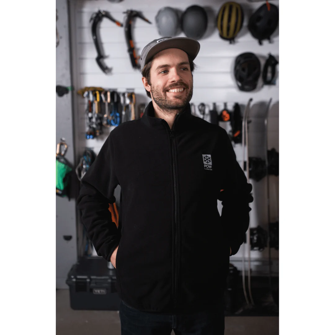 POW Canada Snowflake Fleece Black - Image 3