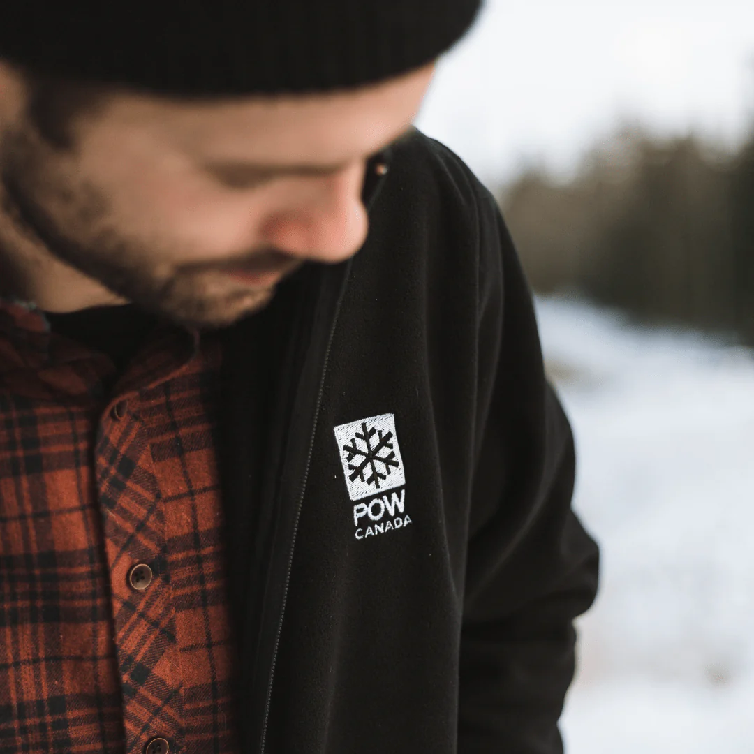 POW Canada Snowflake Fleece Black - Image 6