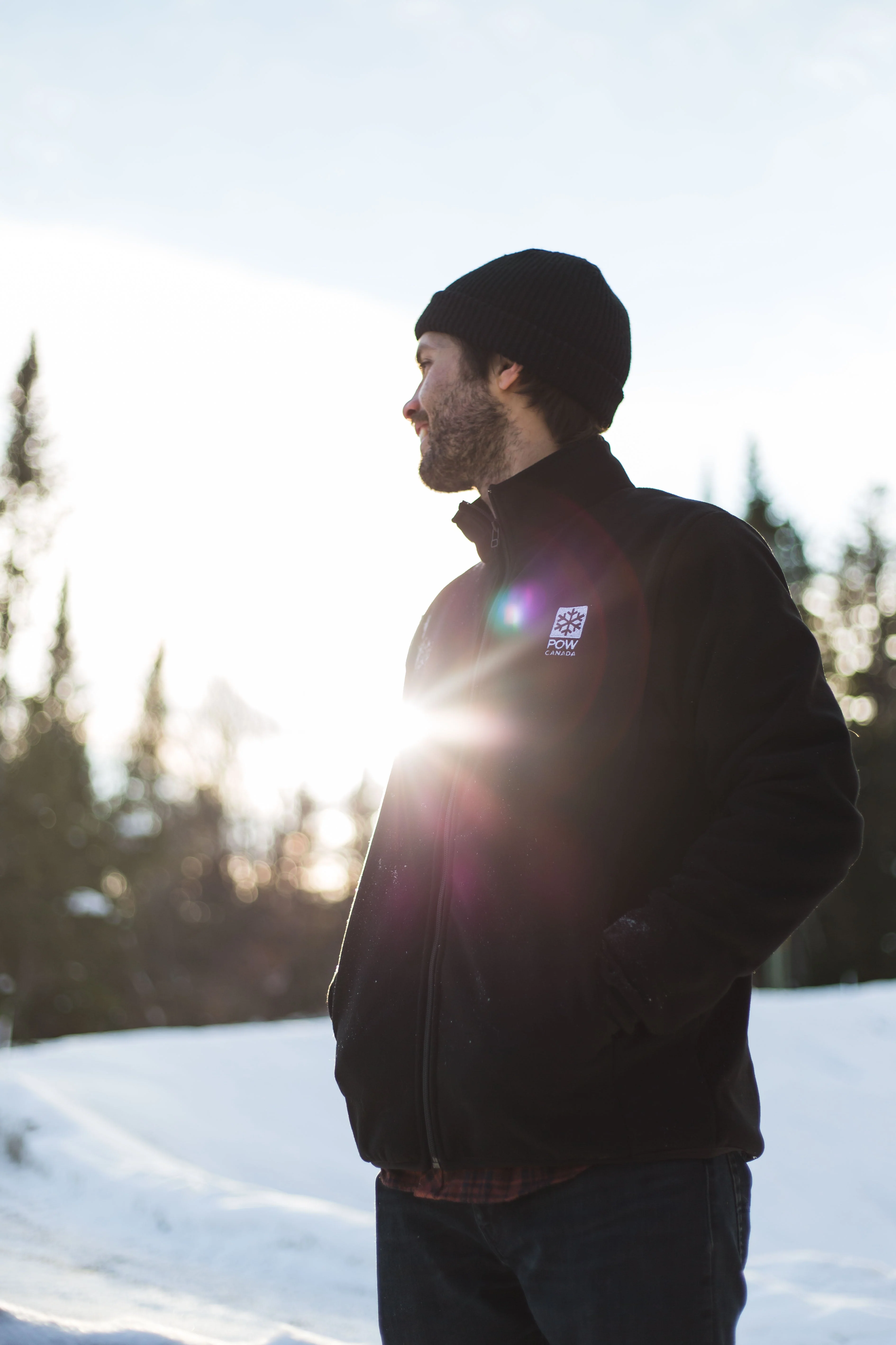 POW Canada Snowflake Fleece Black - Image 7