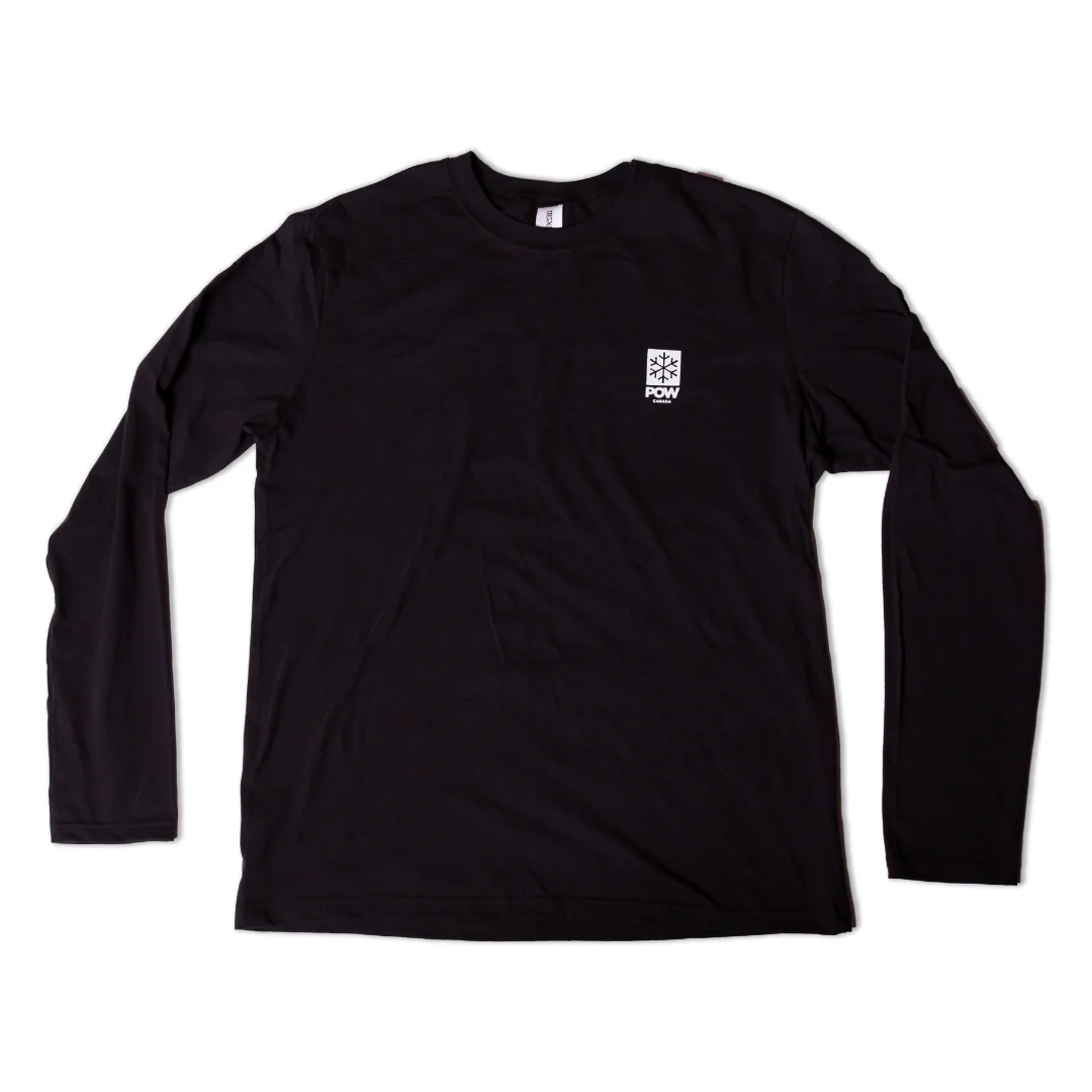 POW Canada Snowflake Long Sleeve Black