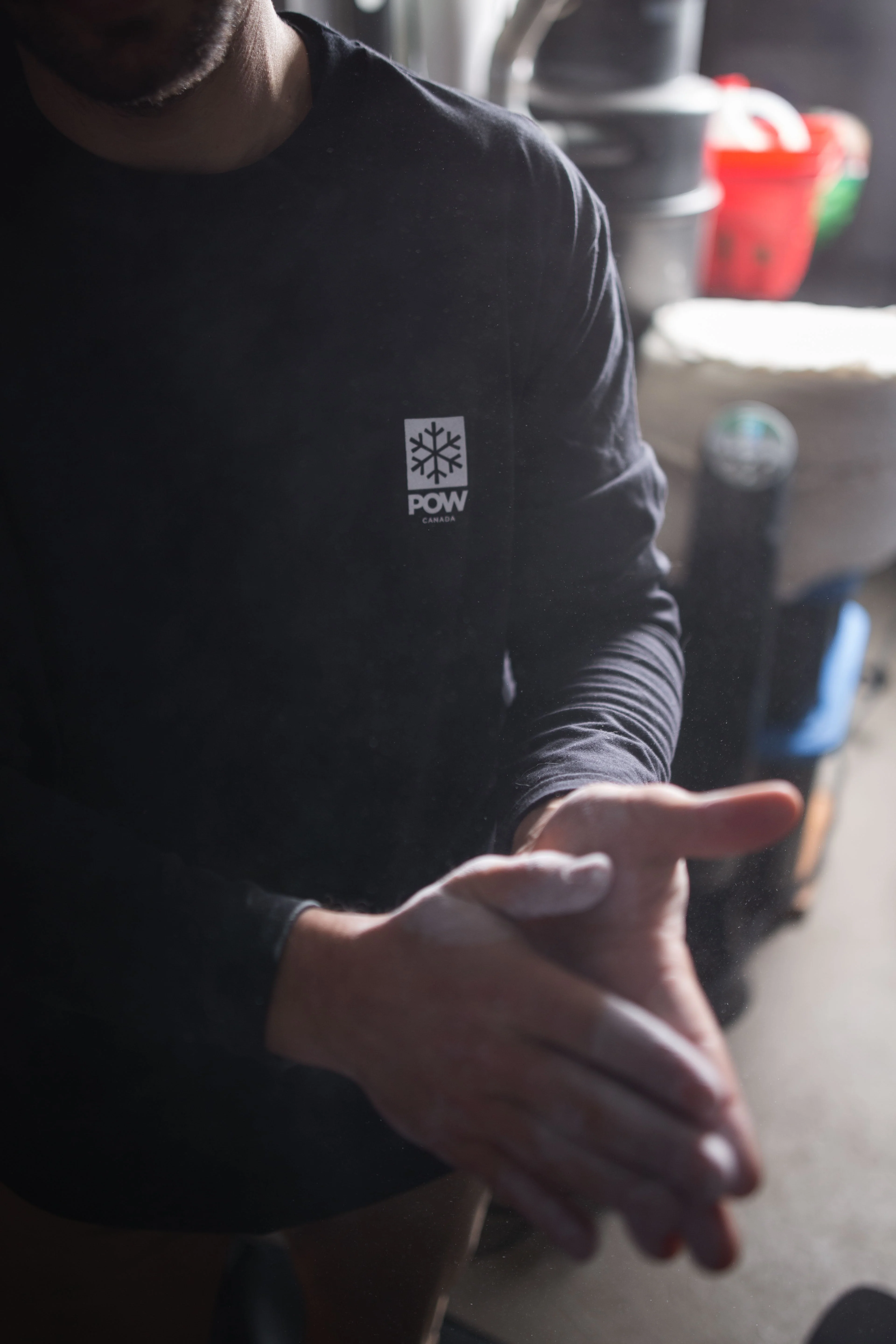 POW Canada Snowflake Long Sleeve Black - Image 6