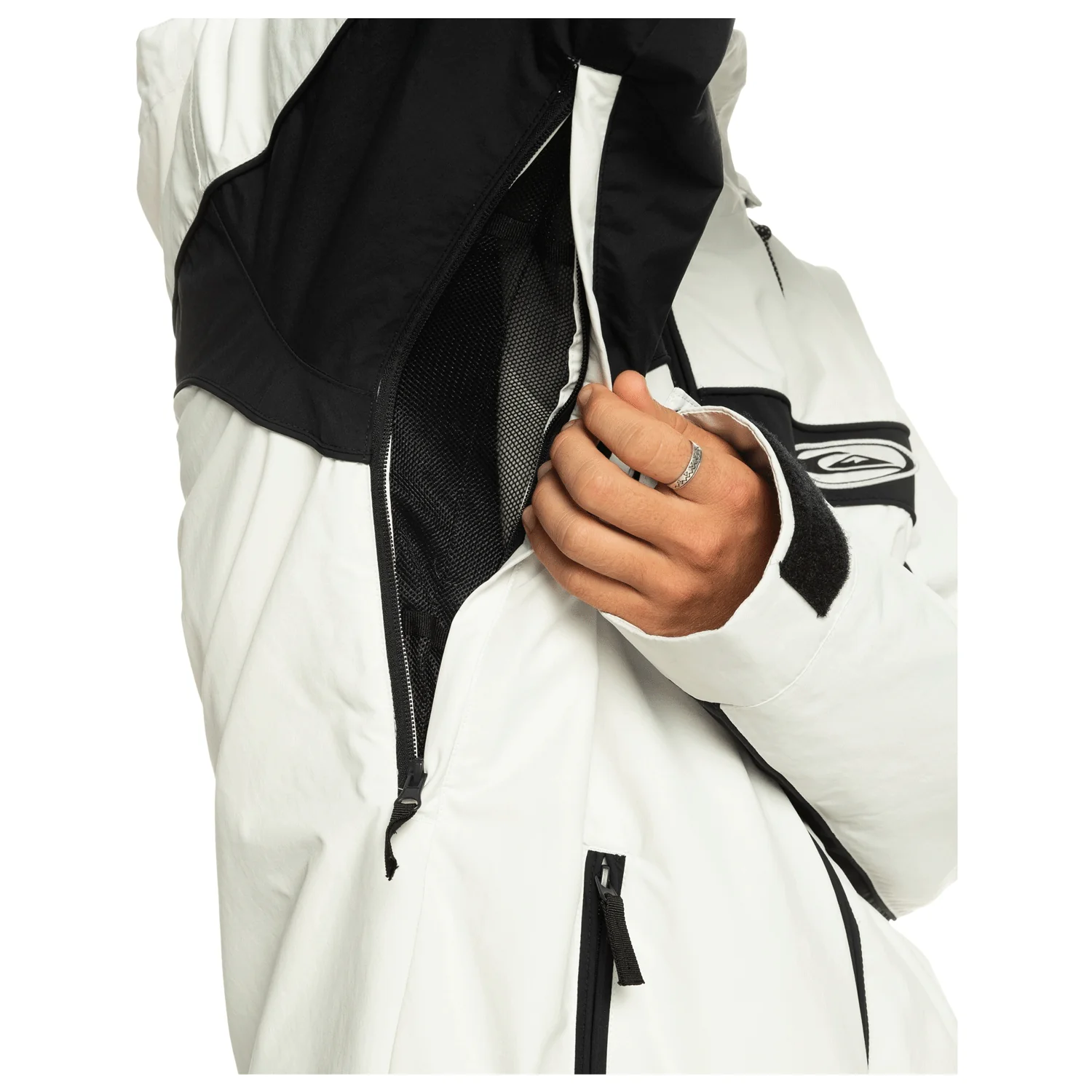 Quiksilver Men's Live Wire Jacket 2024 Nimbus Cloud - Image 4