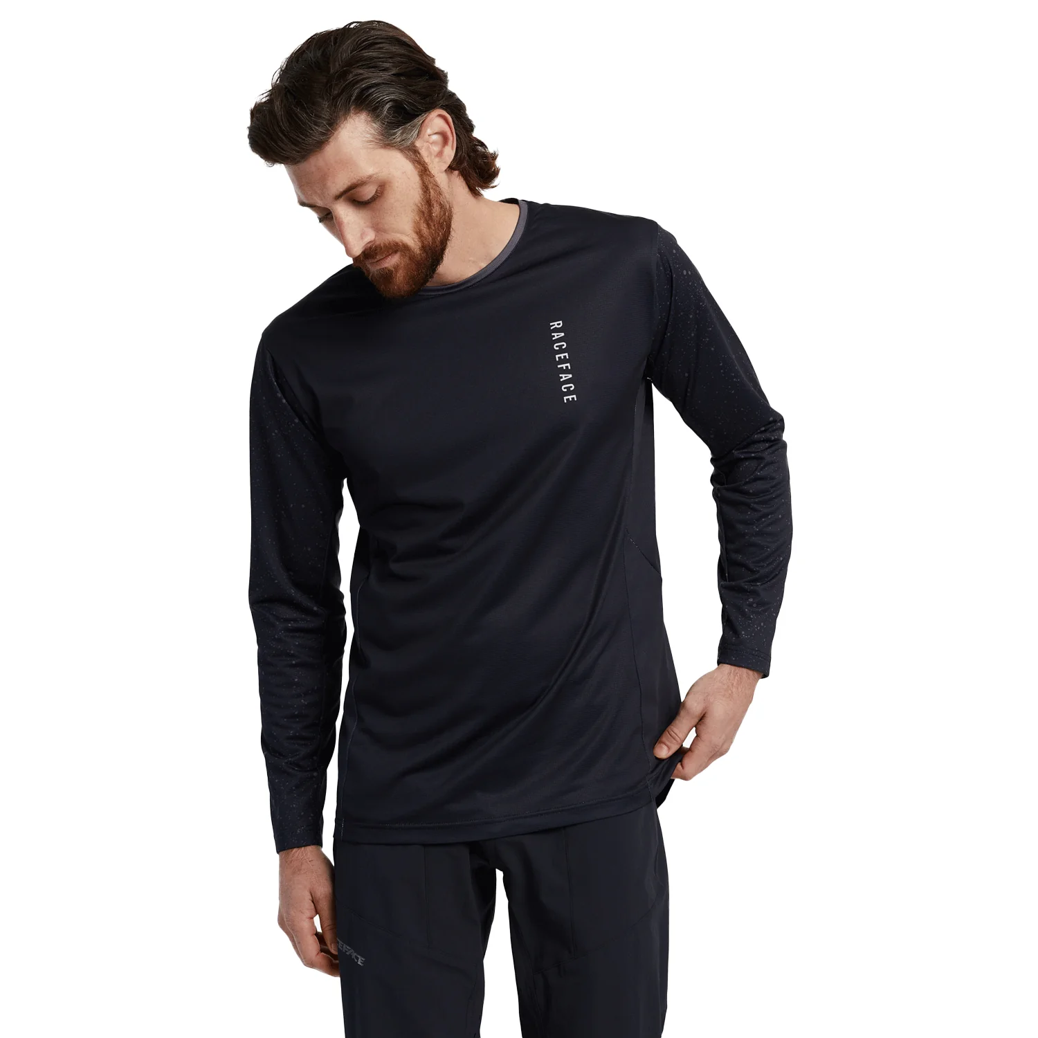 Race Face Men's Indy L/S Jersey Black