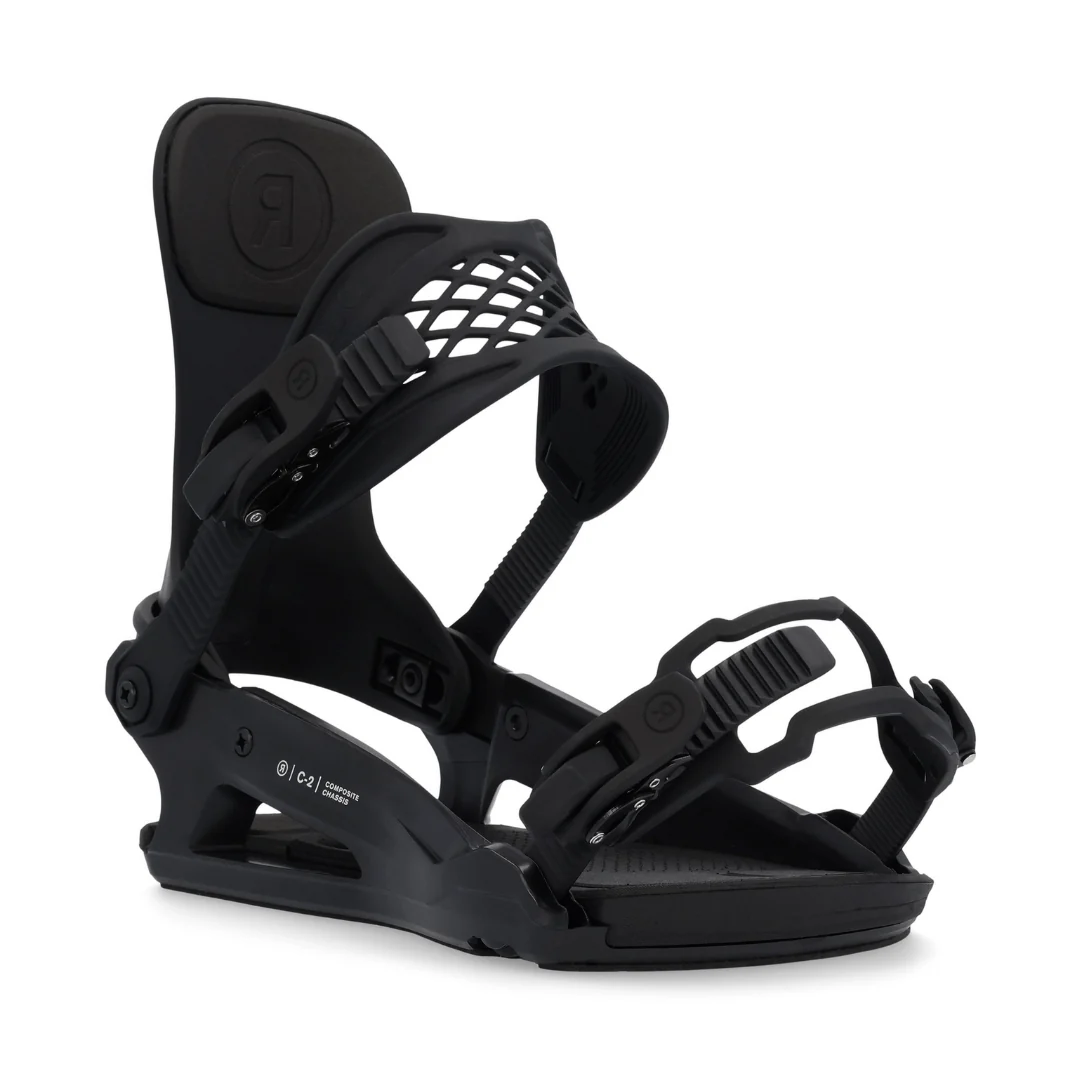 Ride Men's C-2 Snowboard Bindings 2025 Black - Image 3