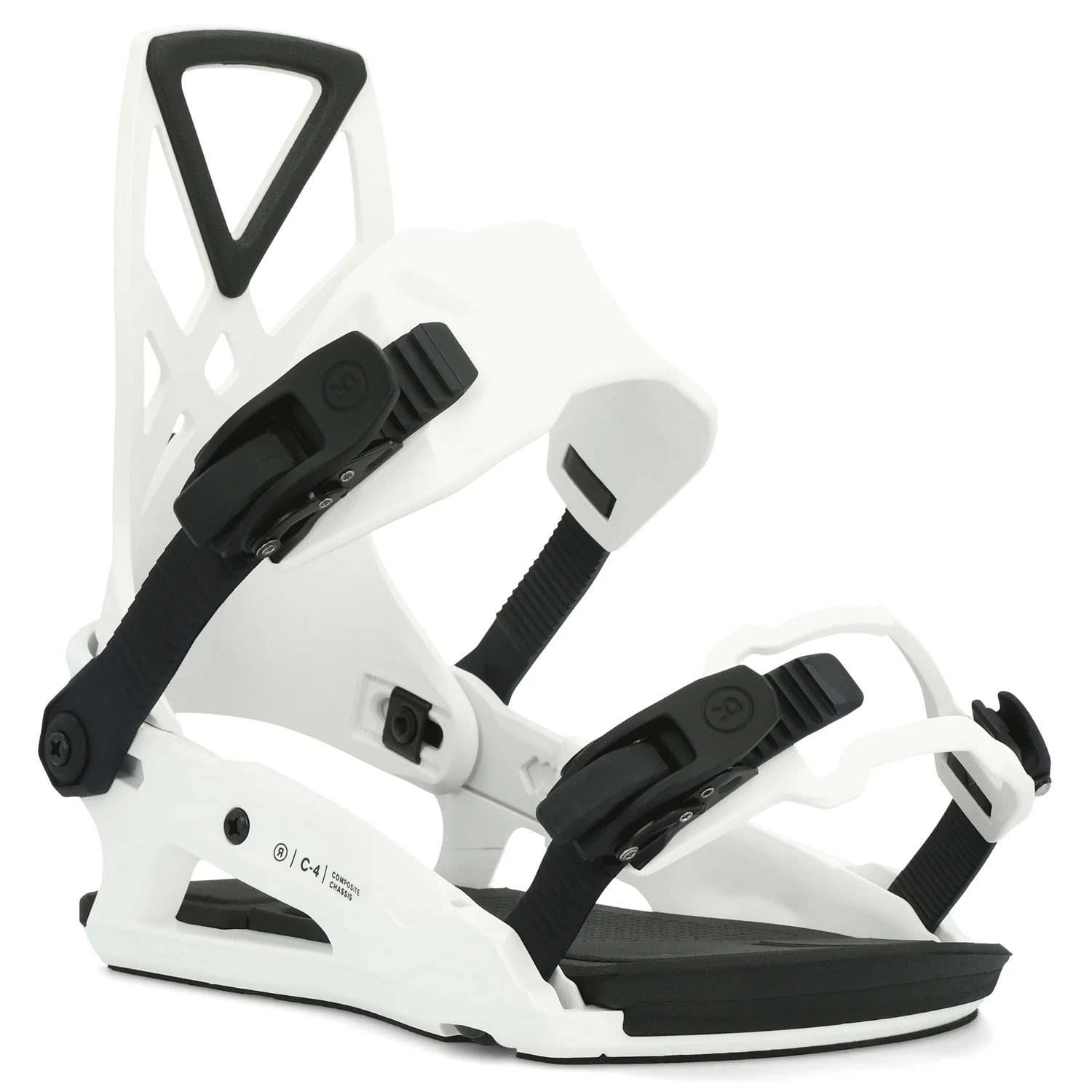 Ride Men's C-4 Snowboard Bindings 2024 White - Image 2