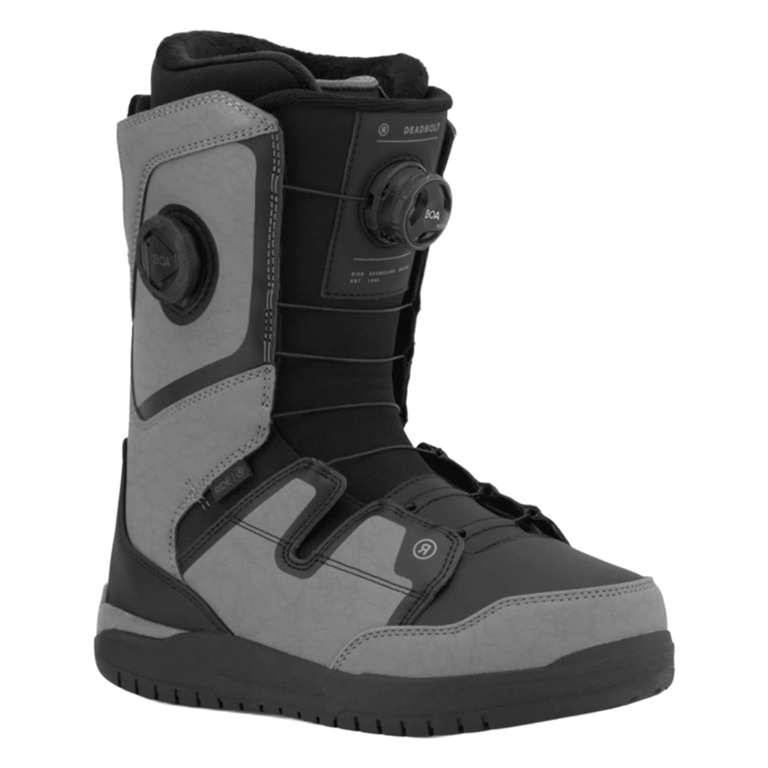Ride Men's Deadbolt Zonal Snowboard Boots 2026 Grey