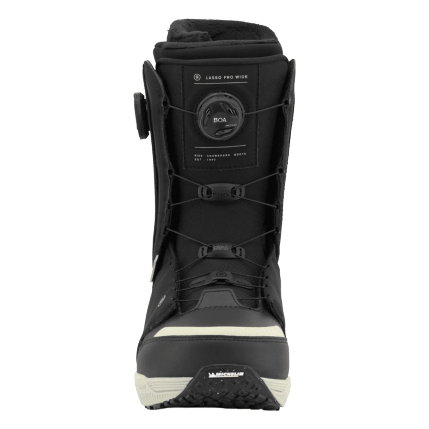 Ride Men's Lasso Pro Wide Snowboard Boots 2026 Black - Image 3