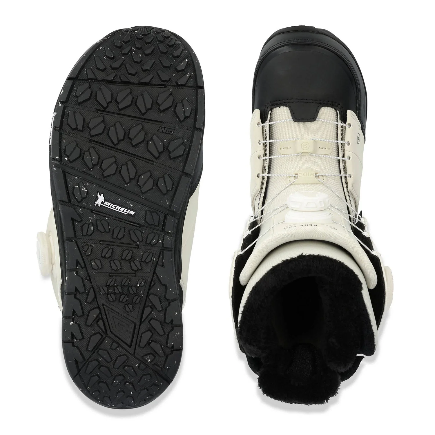 Ride Women's Hera Pro Snowboard Boots 2025 Ecru - Image 4