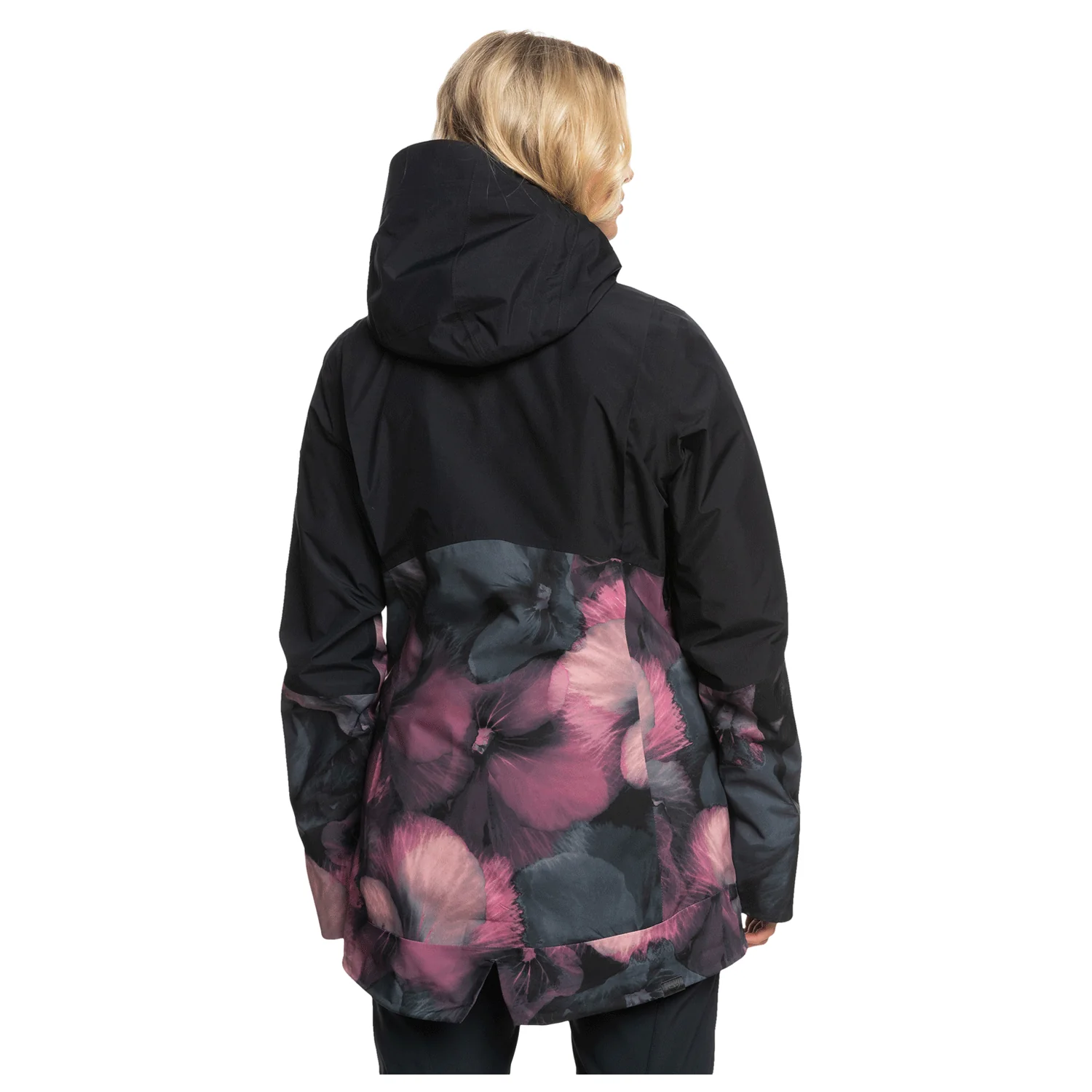 Roxy Women's Glade Printed Gore-tex Jacket 2024 True Black Pansy Pansy - Image 2