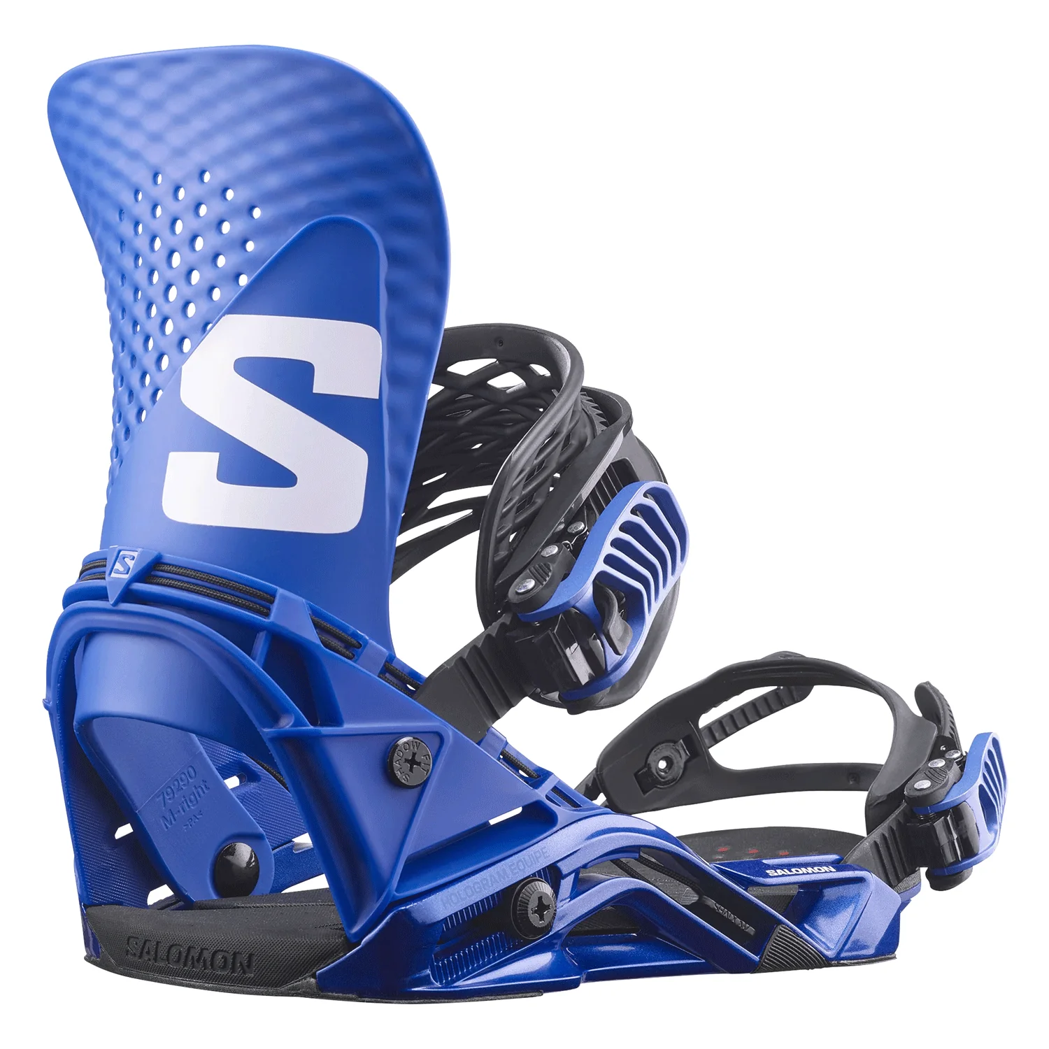 Salomon Hologram Equipe Snowboard Bindings Race Blue