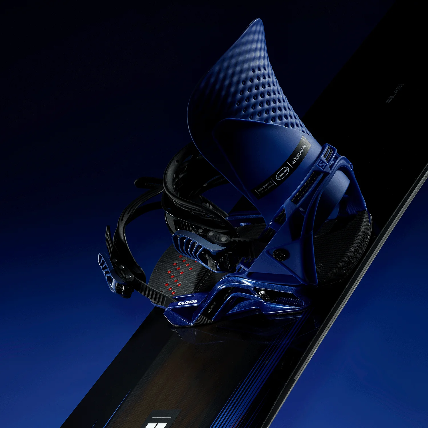 Salomon Hologram Equipe Snowboard Bindings Race Blue - Image 2