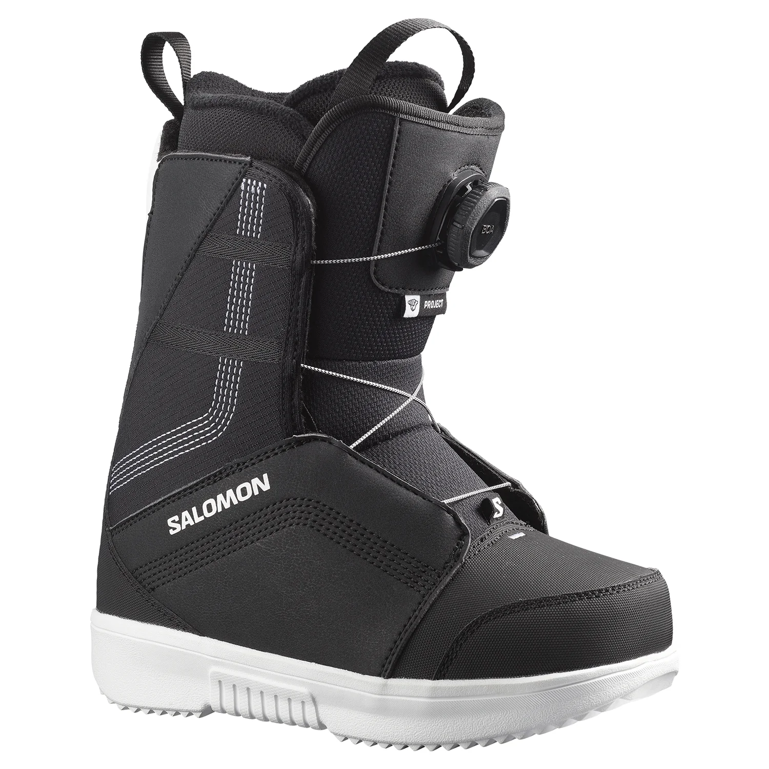Salomon Kids Project Boa Snowboard Boots 2026 Black