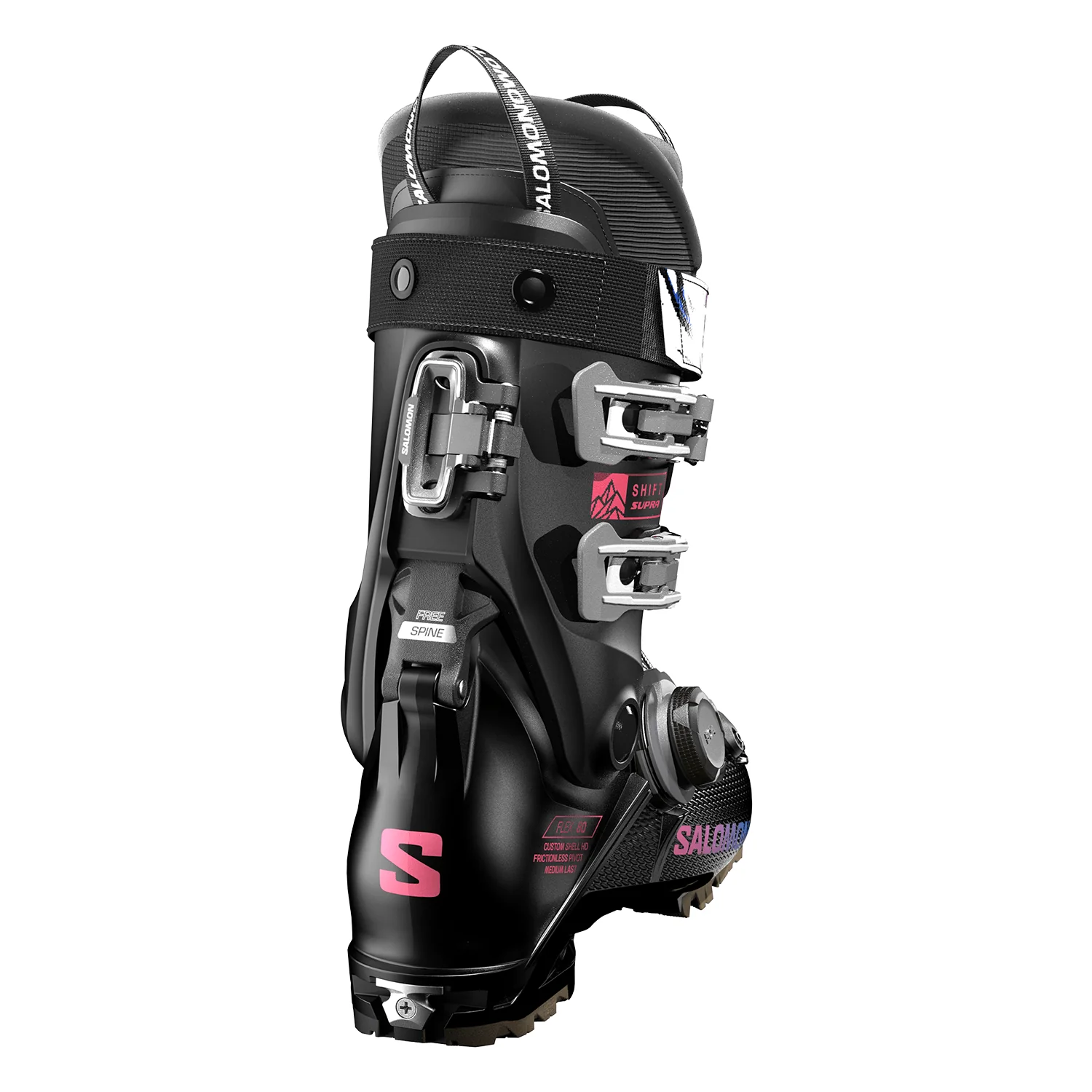 Salomon Kids Shift Supra BOA 80 GW Ski Boot 2027 Black/Rouge Red - Image 2