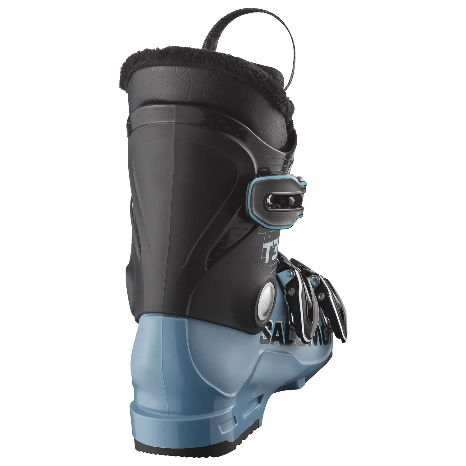 Salomon Kids T3 RT Ski Boot 2027 Black/Copen Blue/White - Image 2