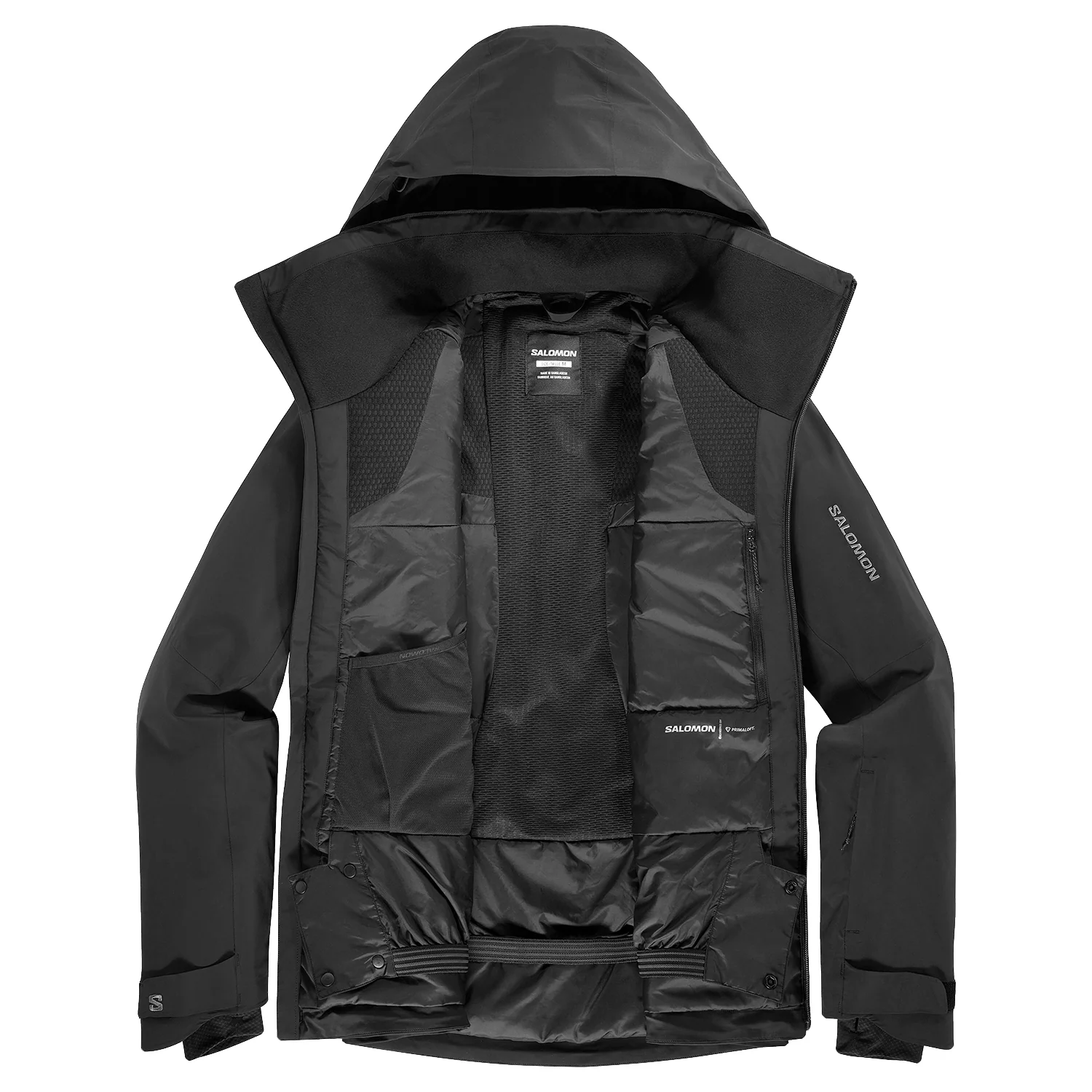 Salomon Men's Brilliant Jacket 2025 Deep Black/North Atlantic - Image 3