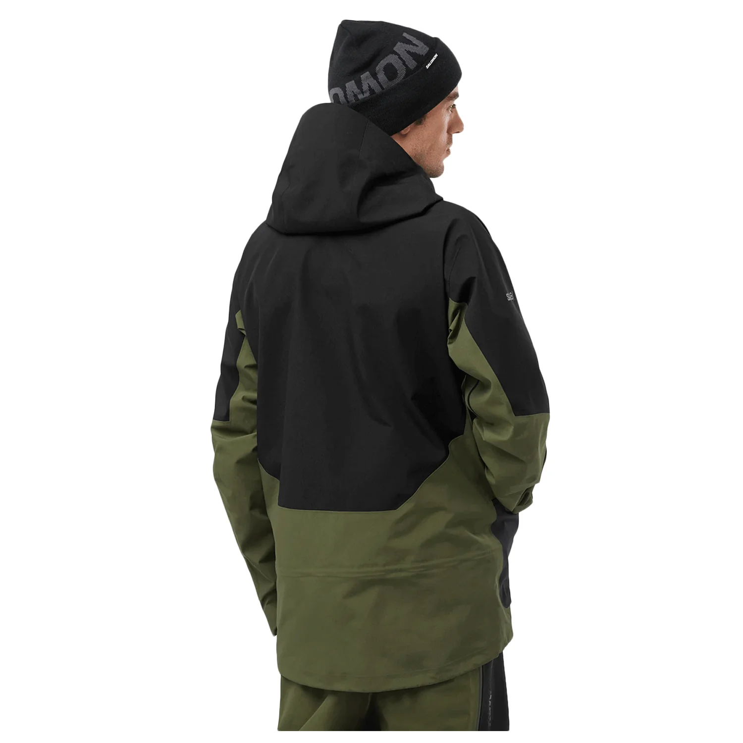 Salomon Men's QST Gore-Tex Pro Jacket 2024 Olive Night/Deep Black - Image 2
