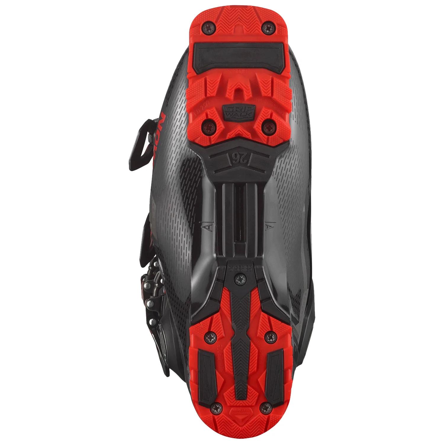 Salomon Men's S/Pro HV 100 GW Ski Boot 2025 Black/Red/Beluga - Image 4