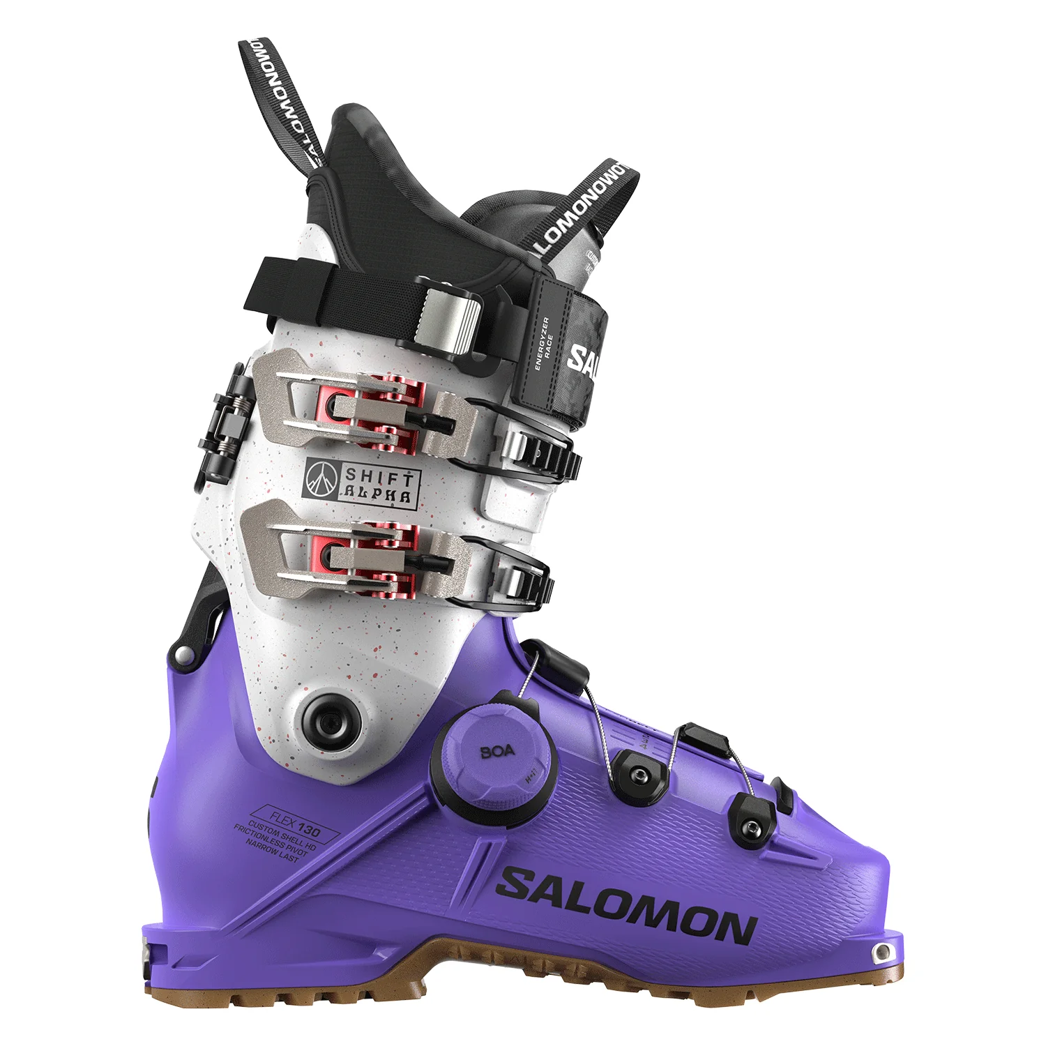 Salomon Men's Shift Alpha Boa 130 Ski Boot 2026 Ultra Violet/Black
