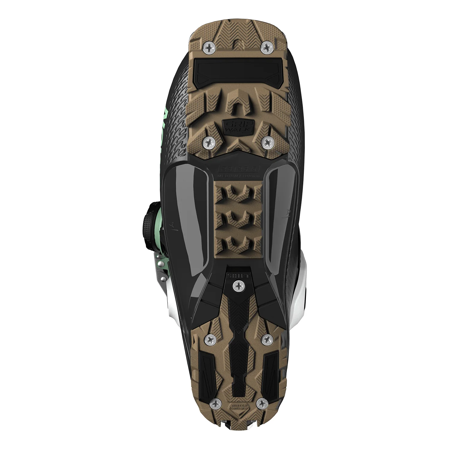 Salomon Men's Shift Supra BOA 120 GW Ski Boot 2027 Black/Cool Grey 5/Shale Green - Image 3