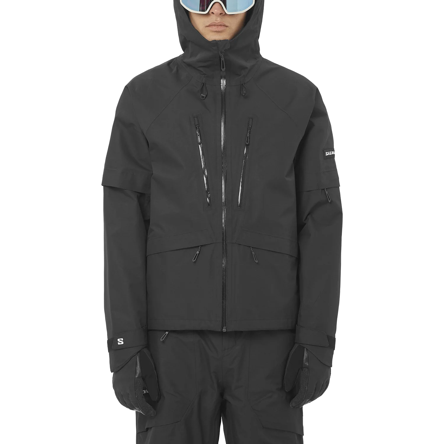 Salomon Men's Venom Full Zip Jacket 2026 Deep Black