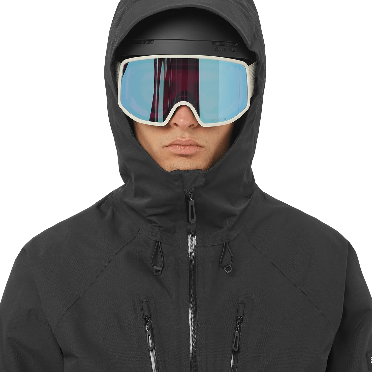 Salomon Men's Venom Full Zip Jacket 2026 Deep Black - Image 3