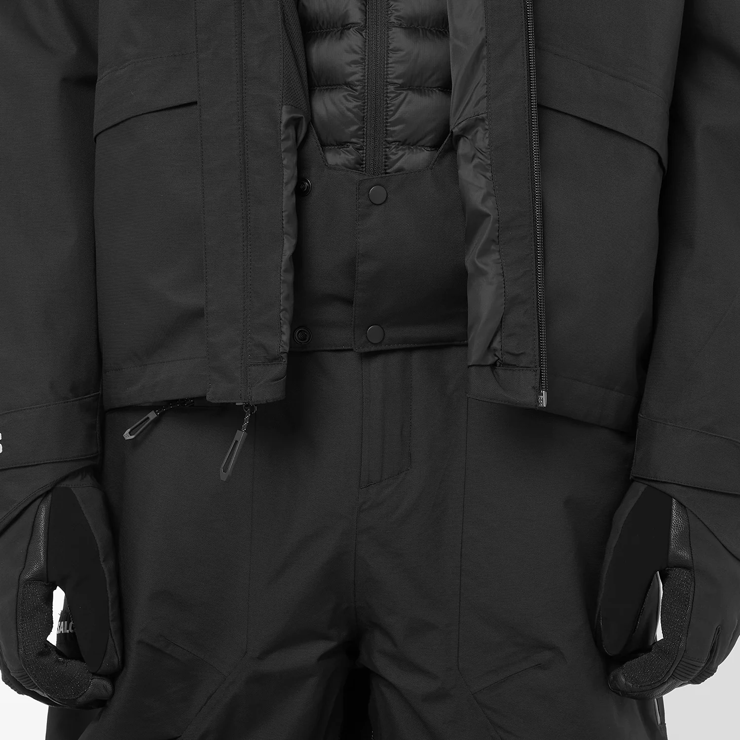 Salomon Men's Venom Full Zip Jacket 2026 Deep Black - Image 4