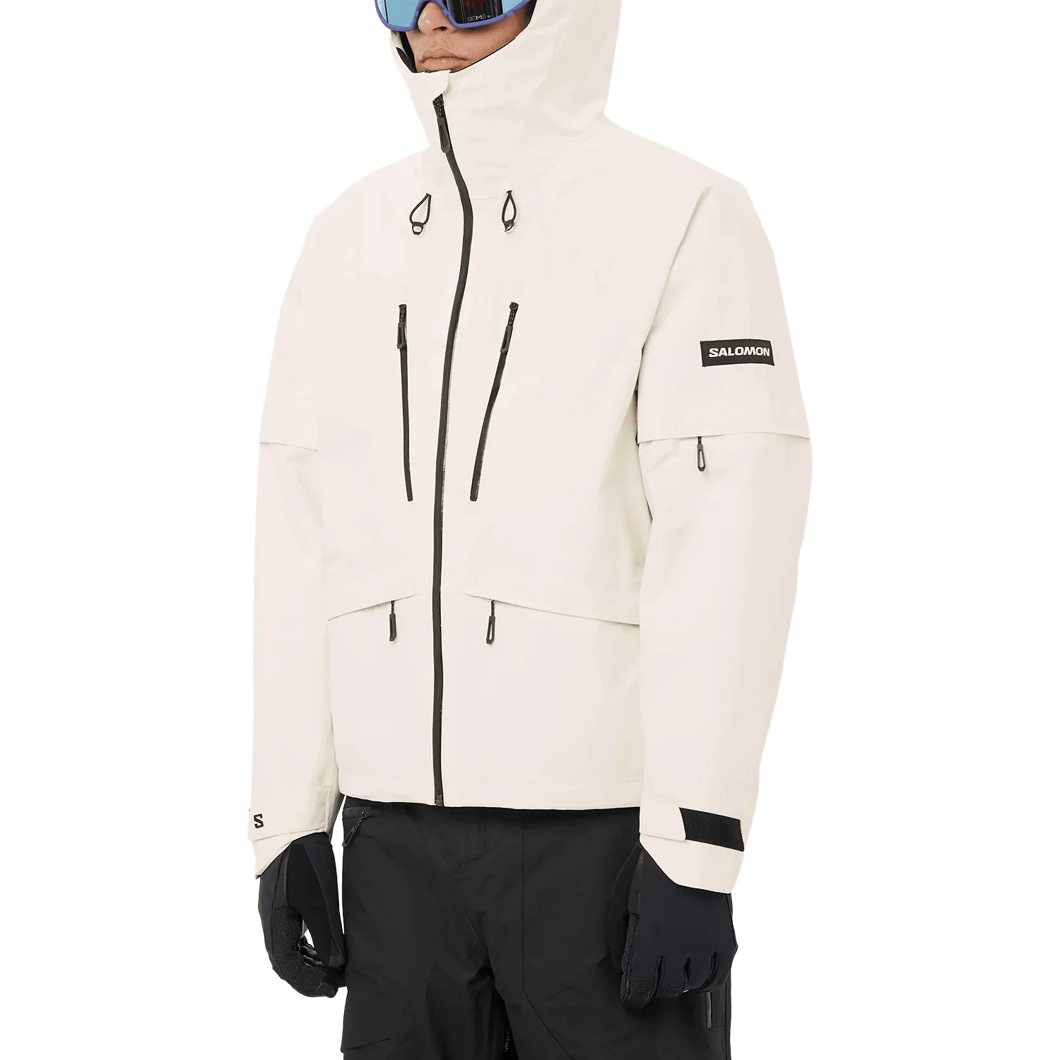 Salomon Men's Venom Full Zip Jacket 2026 Whisper White - Image 3
