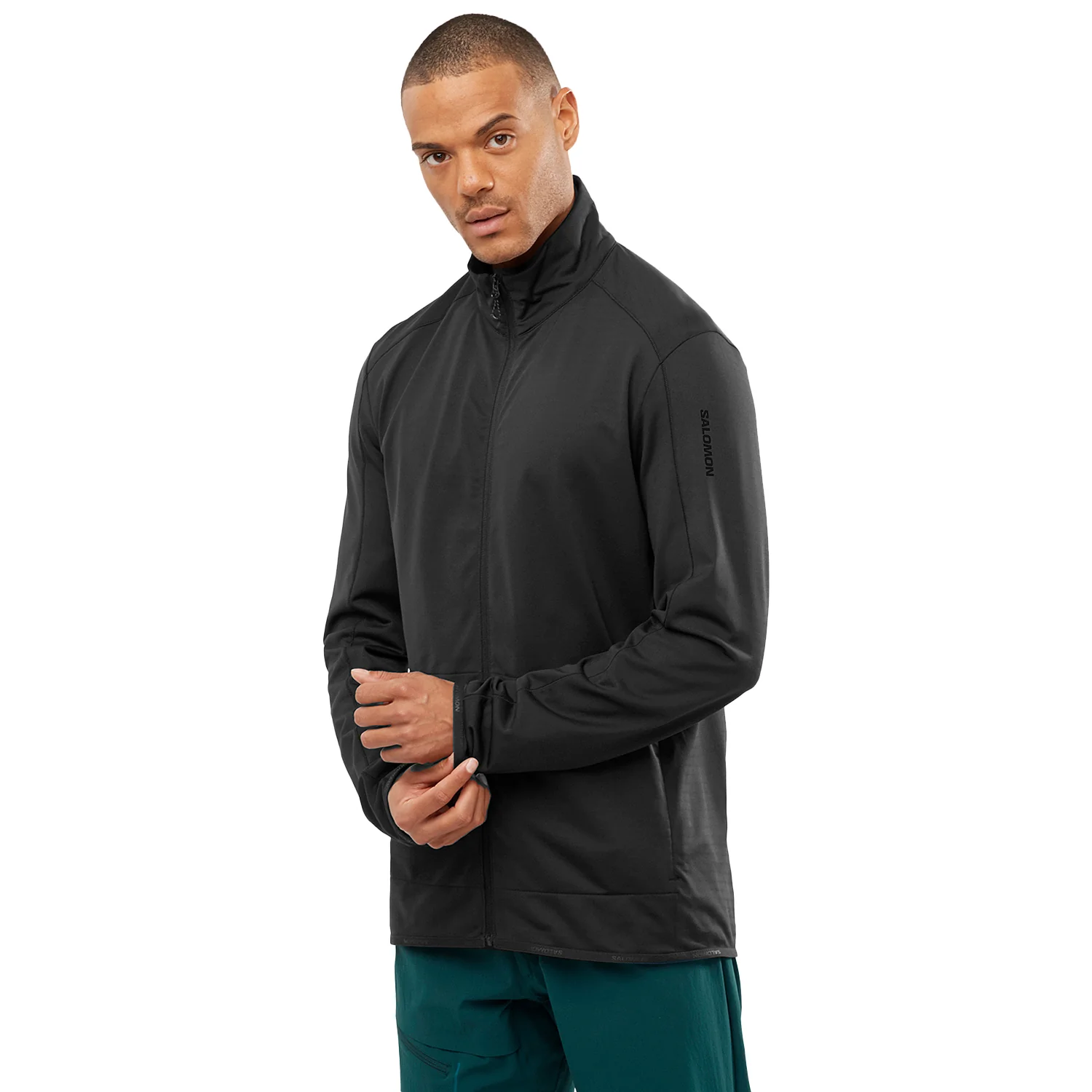 Salomon Essential Lightwarm Full Zip Mid Layer Sweater 2023 - Men - Image 4