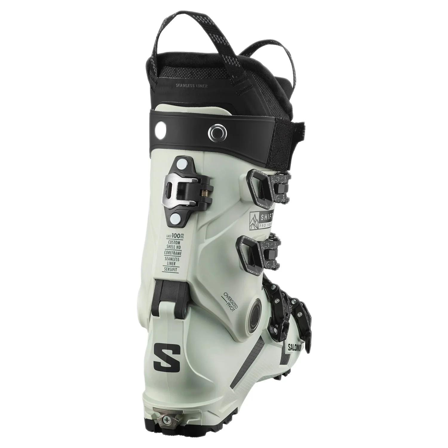 Salomon Women's Shift Pro 100 W AT Ski Boot 2024 White Moss/Black - Image 2