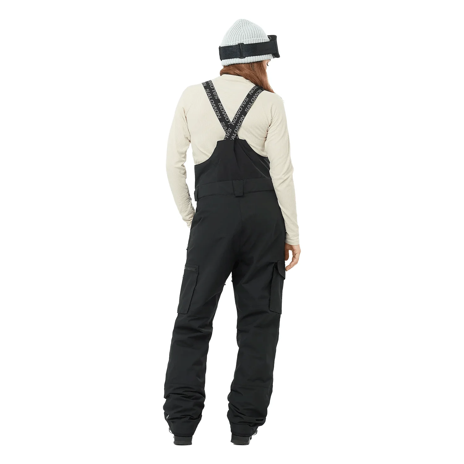 Salomon Women's Bashley Bib Pant 2026 Deep Black - Image 3