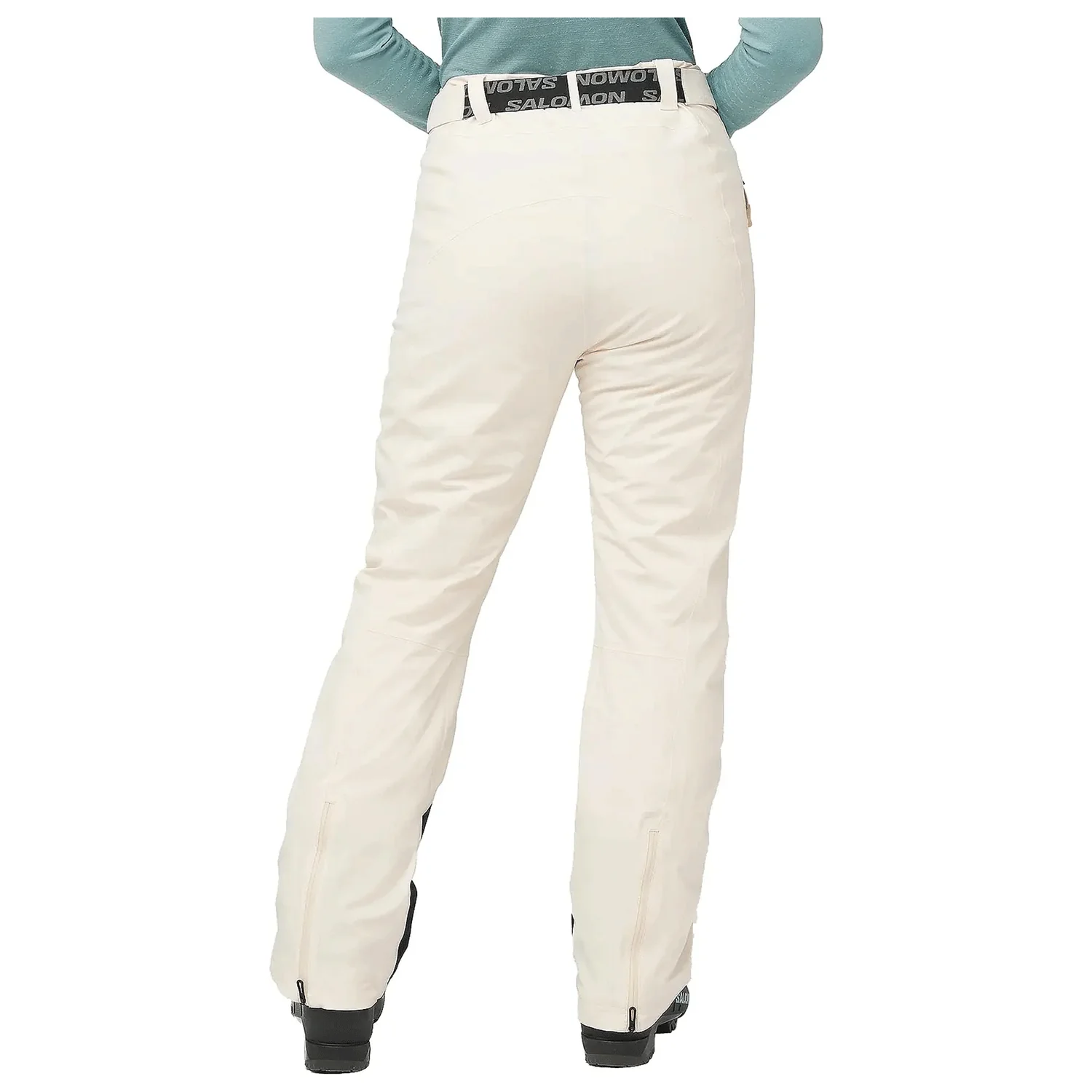 Salomon Women's S/Max Warm Pants 2024 Vanilla Ice - Image 2
