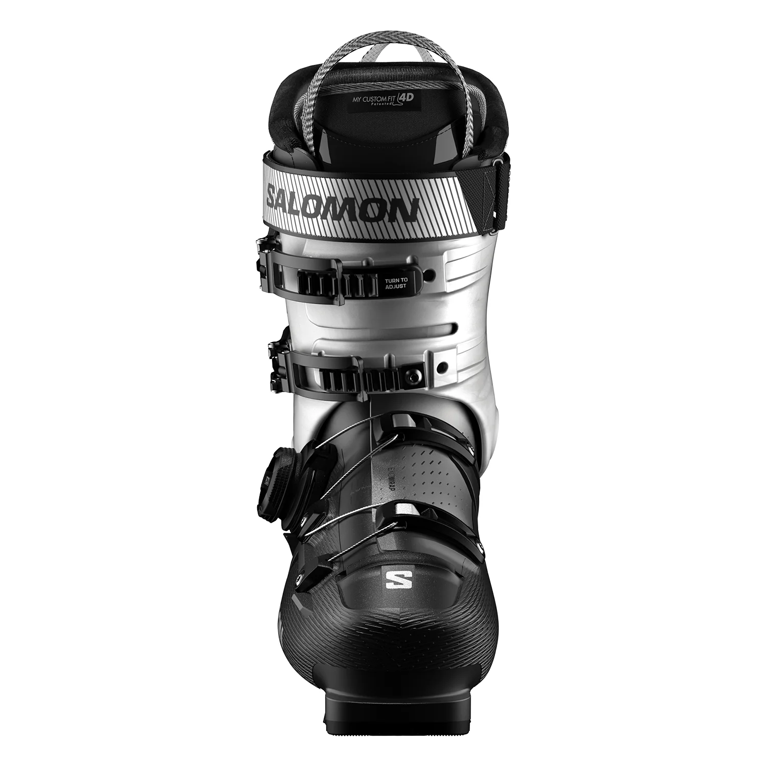 Salomon Women's S/Pro Supra BOA 95 W GW Ski Boot 2026 Black/Silver Metallic/Silver Metallic - Image 5