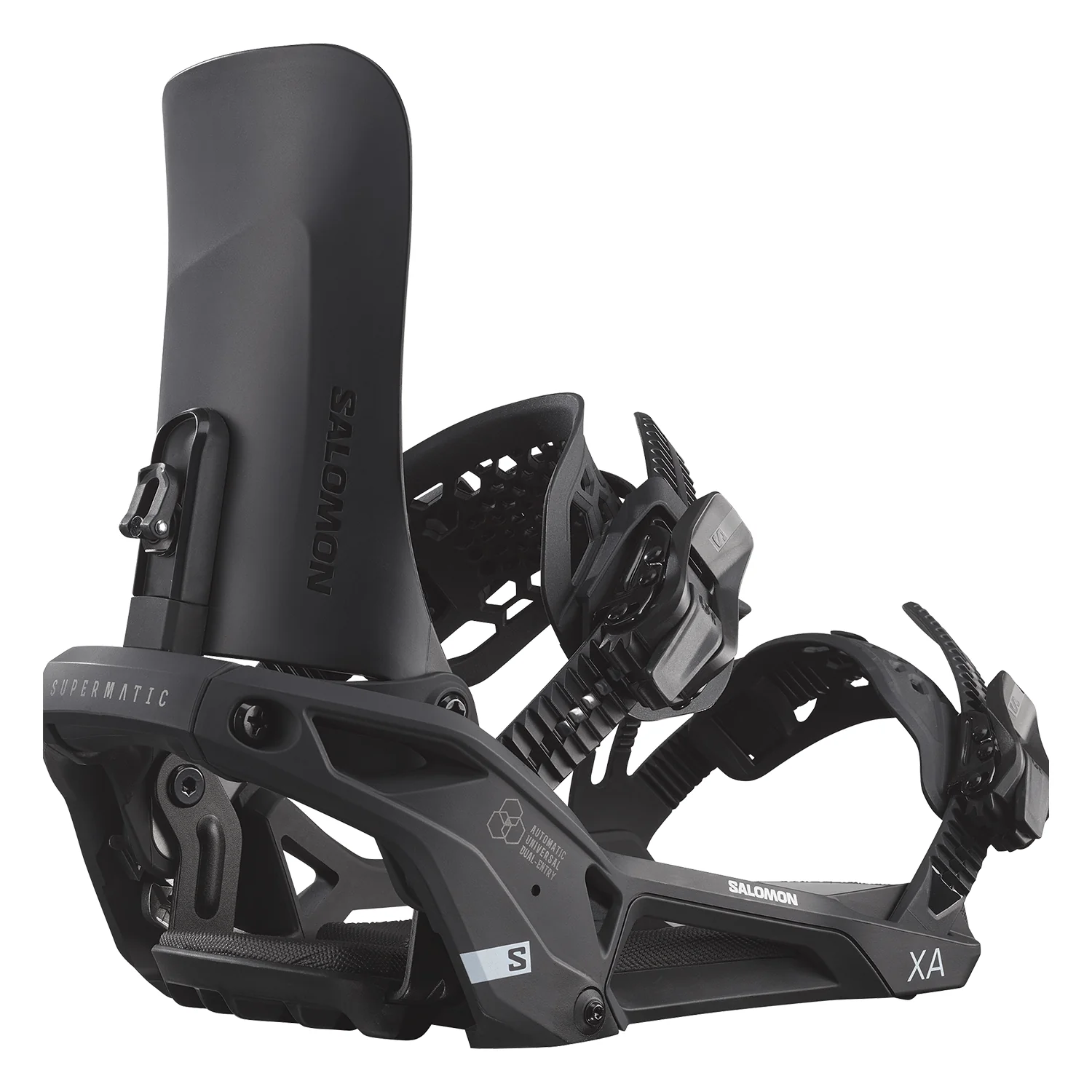 Salomon XA Supermatic Snowboard Bindings 2027 Black