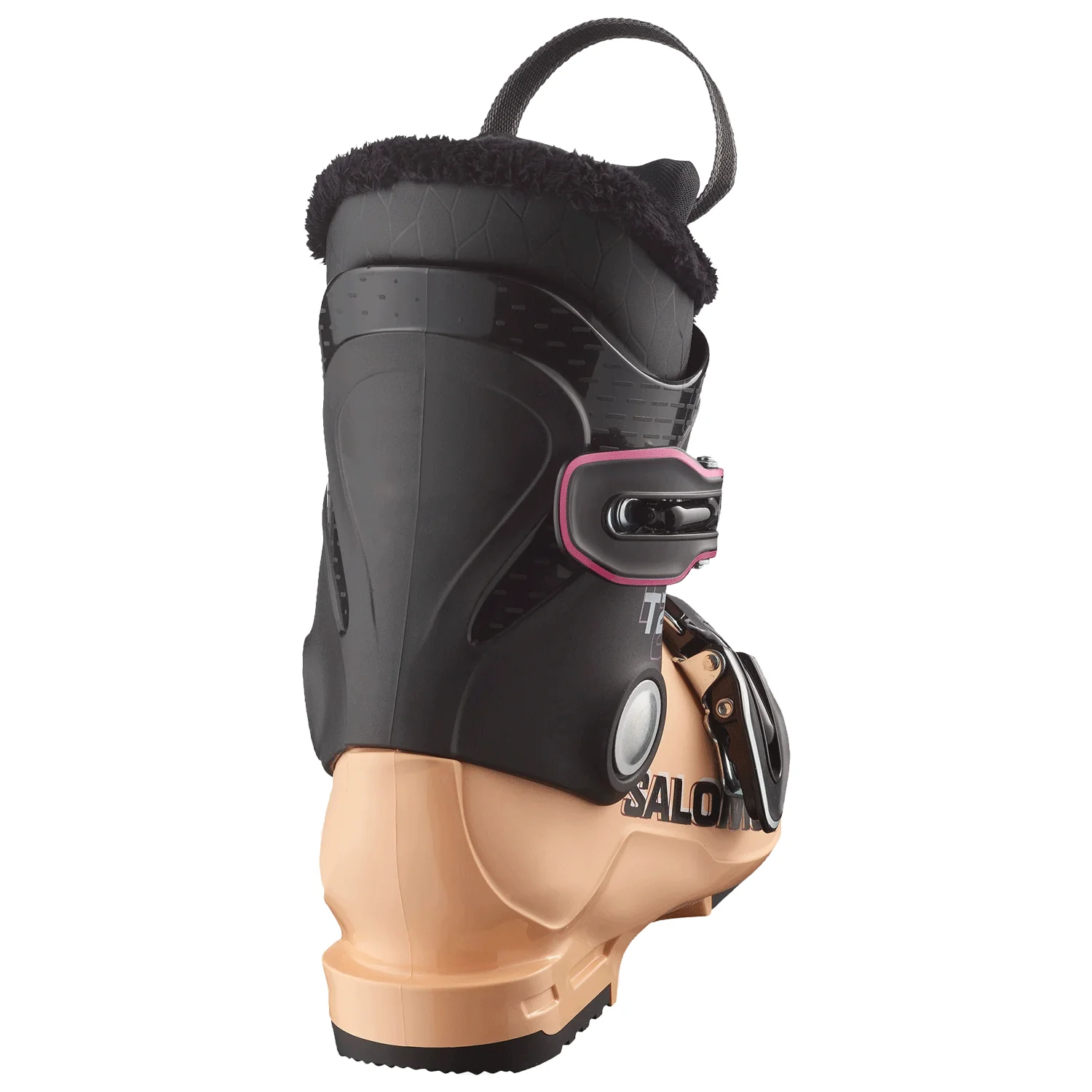 Salomon Kids T2 RT Ski Boot 2027 Black/Beach Sand/White - Image 2
