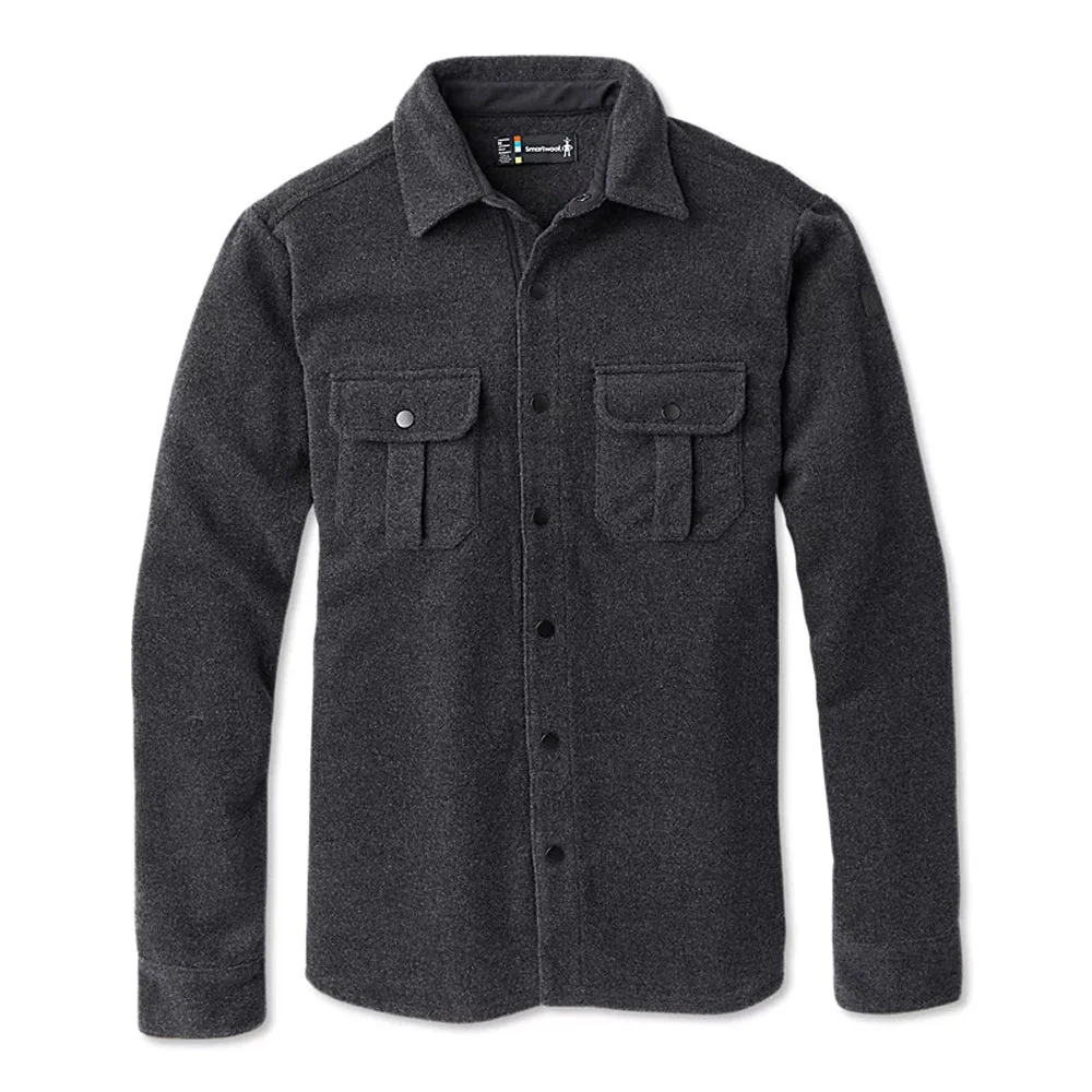 Smartwool Men's Anchor Line Shirt Jacket Charcoal Heather - Image 3