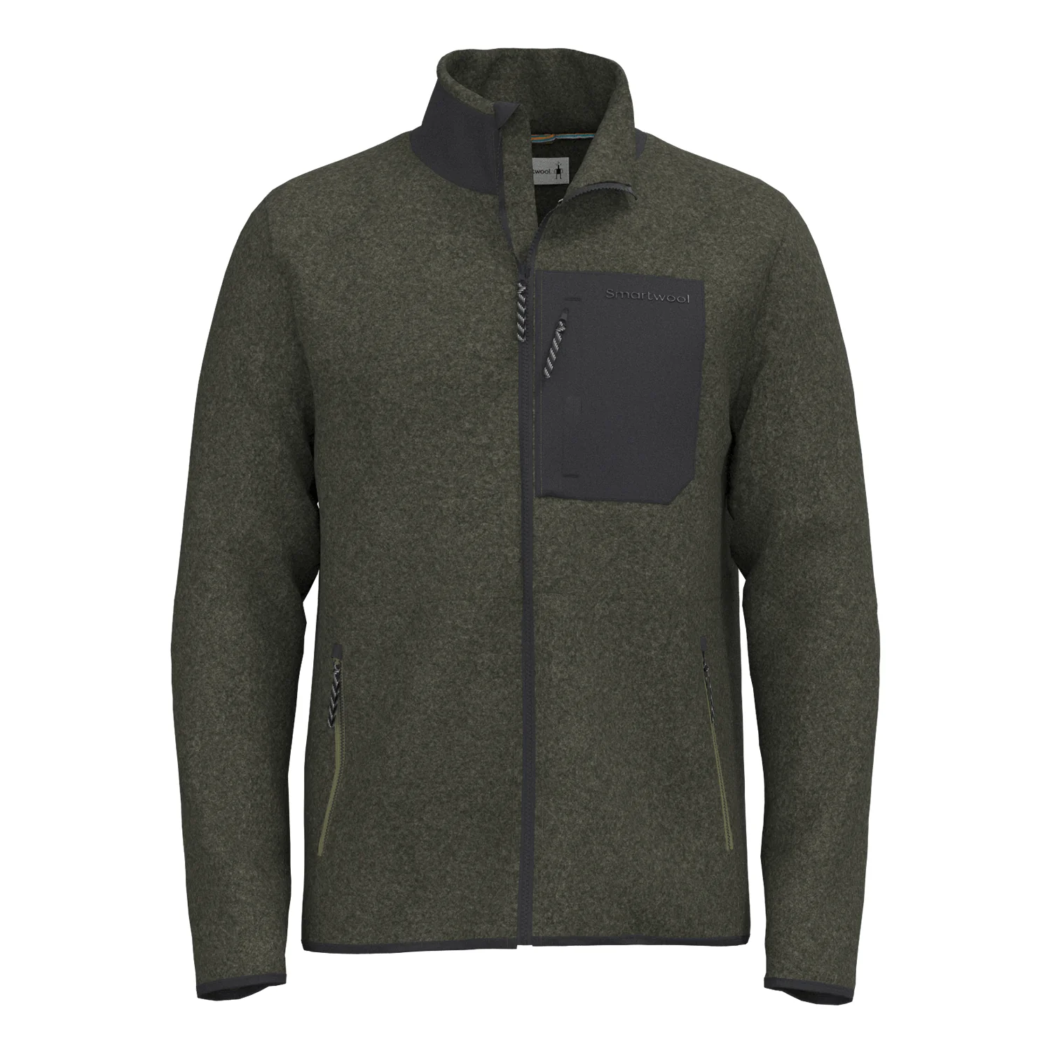 Smartwool Men's Second Cut Fleece Jacket 2026 Winter Moss - Image 3