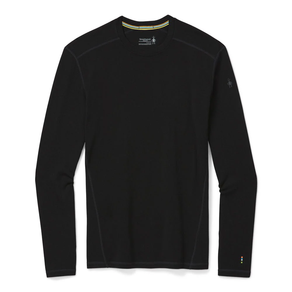Smartwool Men's Classic Thermal 250g Merino Baselayer Crew Top Black - Image 3