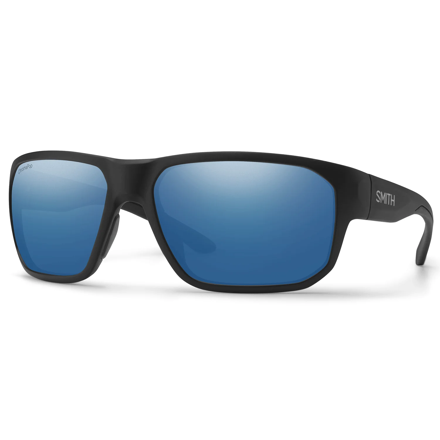 Smith Arvo Sunglasses Matte Black/ChromaPop Polarized Blue Mirror