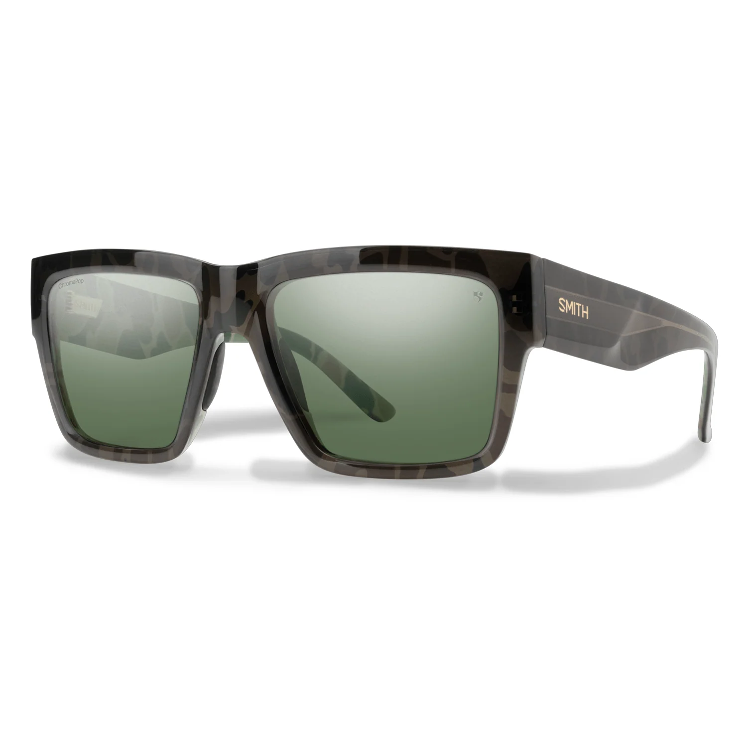 Smith Lineup Sunglasses High Fives - Duck Camo/ChromaPop Polarized Gray Green
